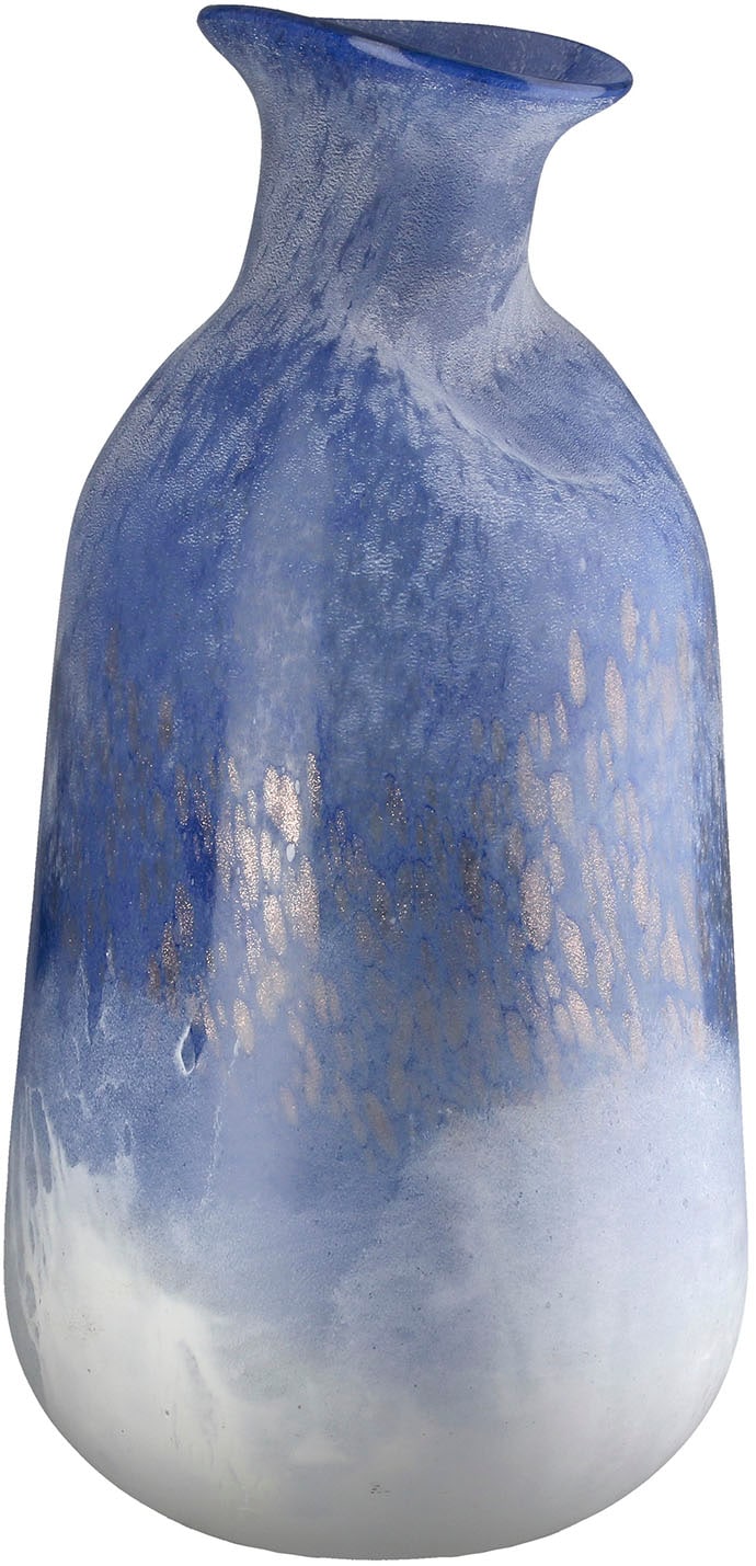 GILDE Vase de table »Vase Azur blau H. 37 cm«