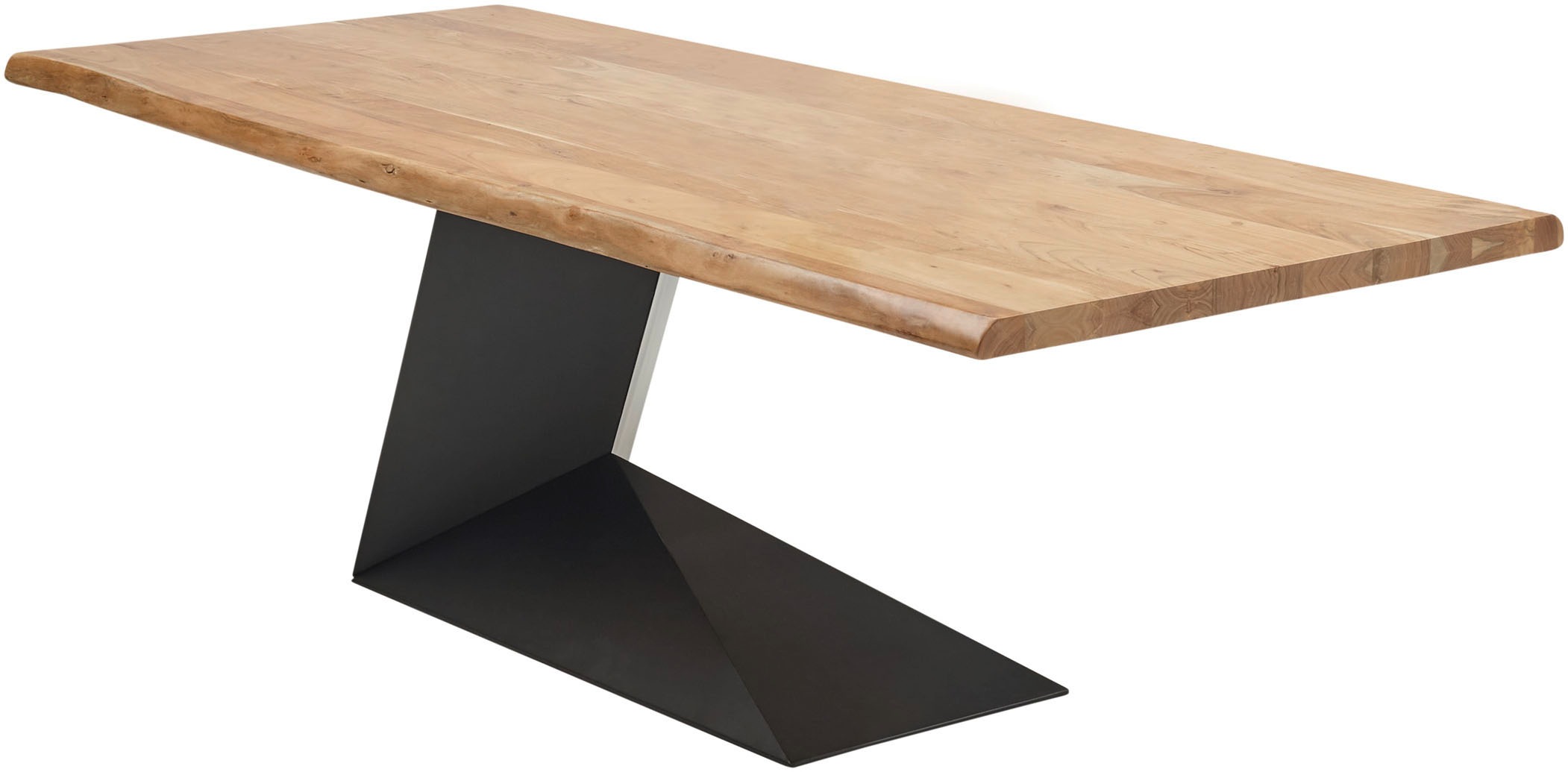 Stolkom Table de salle à manger »Alan Esszimmertisch Massivholz, wahlweise in 240 oder 200 cm breite« Akazie Massivholz, Flächenbelastung des Tisches ca. 90 kg