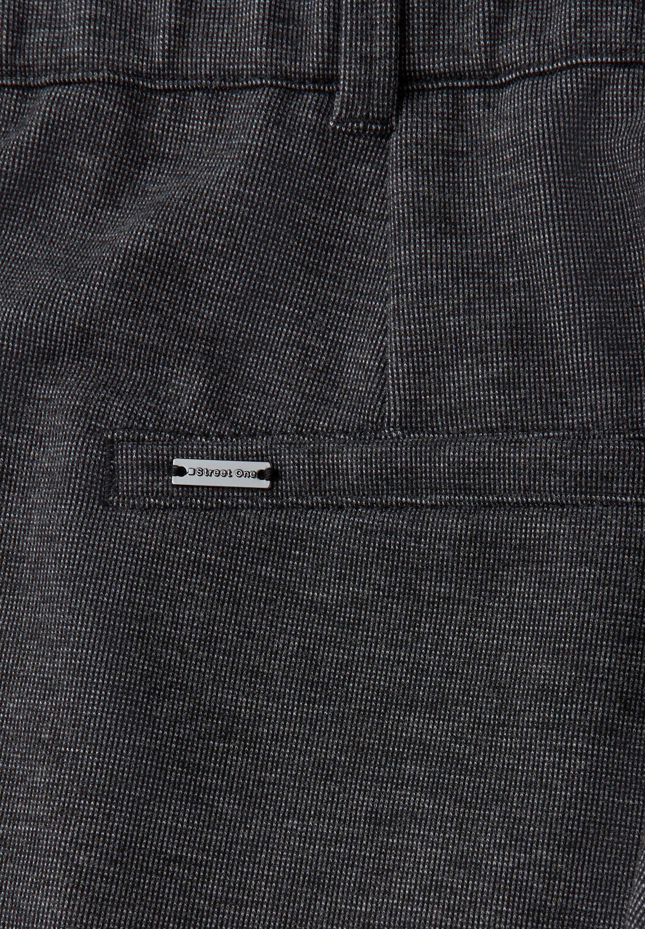 STREET ONE Pantalon en tissu  meliert, im Casual Fit und mit Stretch
