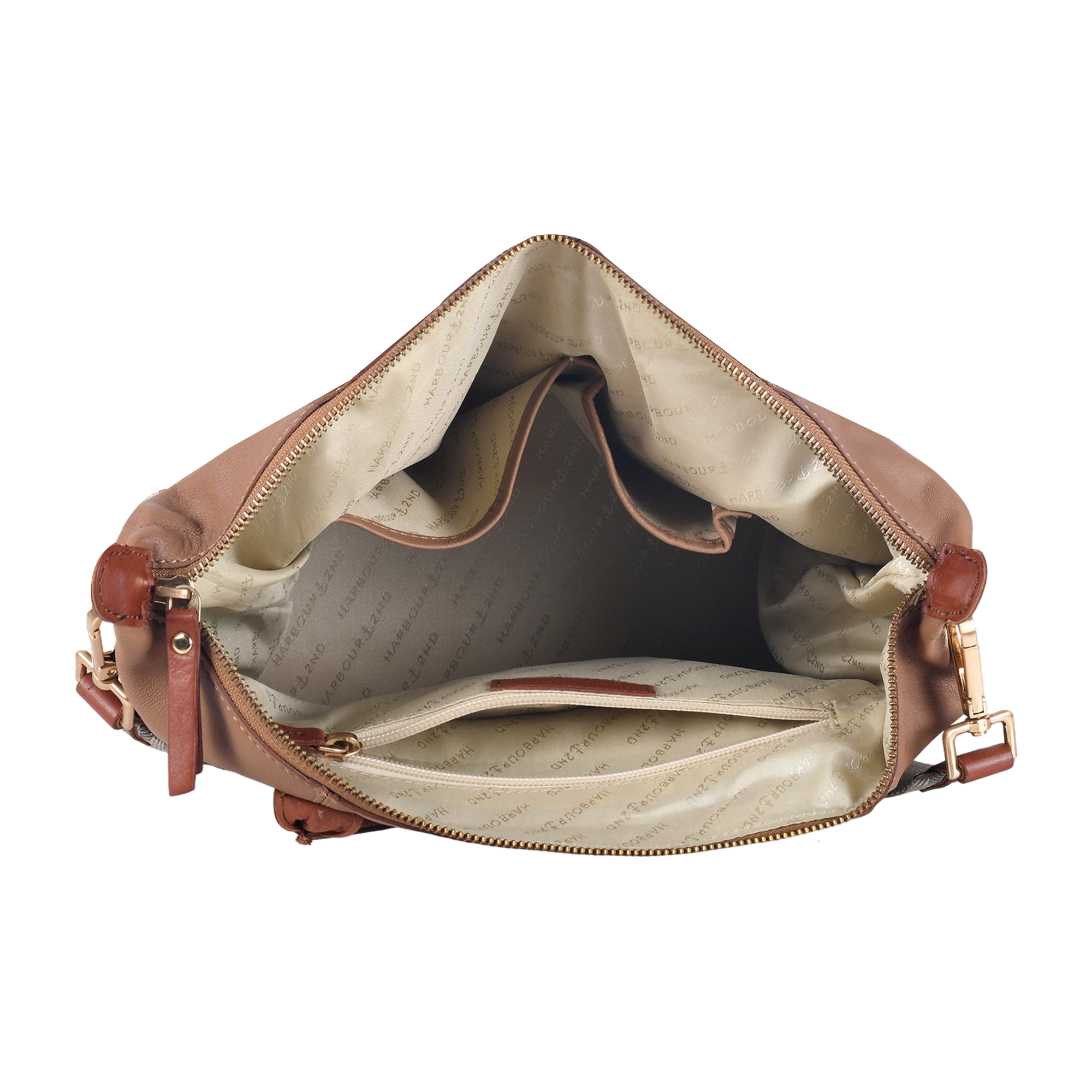 HARBOUR 2nd Sac à main Damen Henkeltasche, Umhängetasche mit dekorativem Anhänger