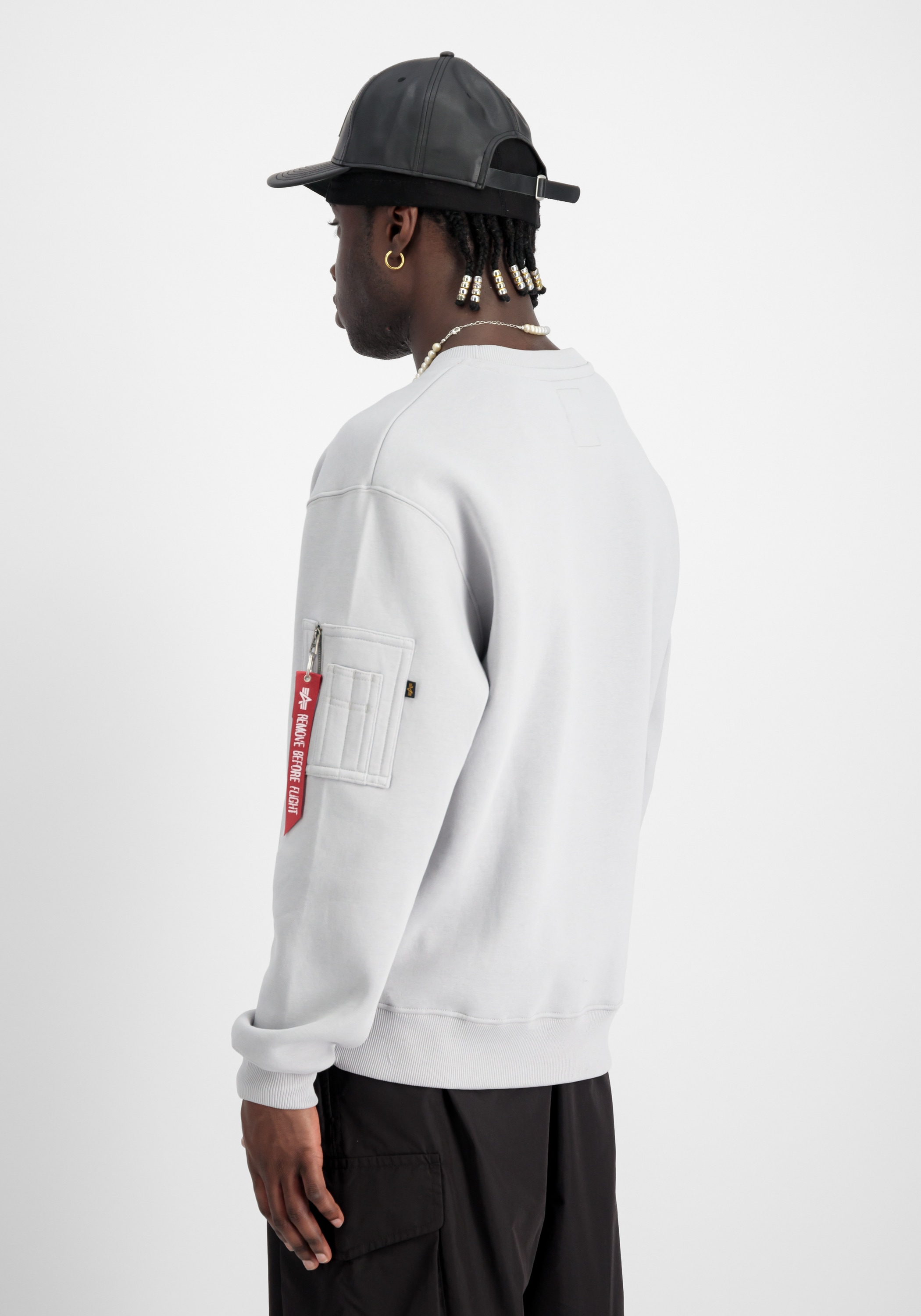 Alpha Industries Sweater »Satin Logo Sweatshirt«
