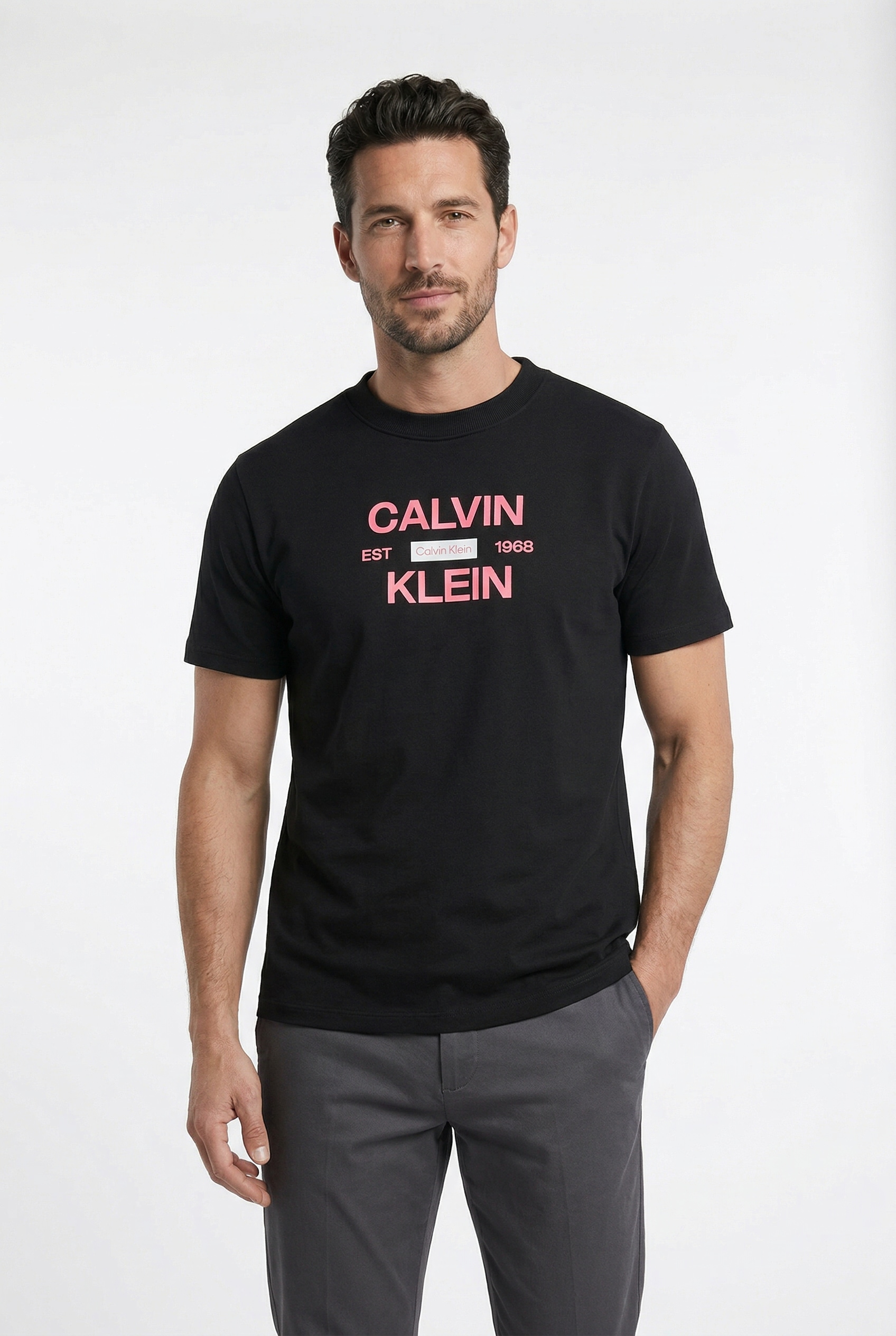 Calvin Klein Jeans T-Shirt »CALVINKLEIN STACK GRAP« Regular fit mit Print