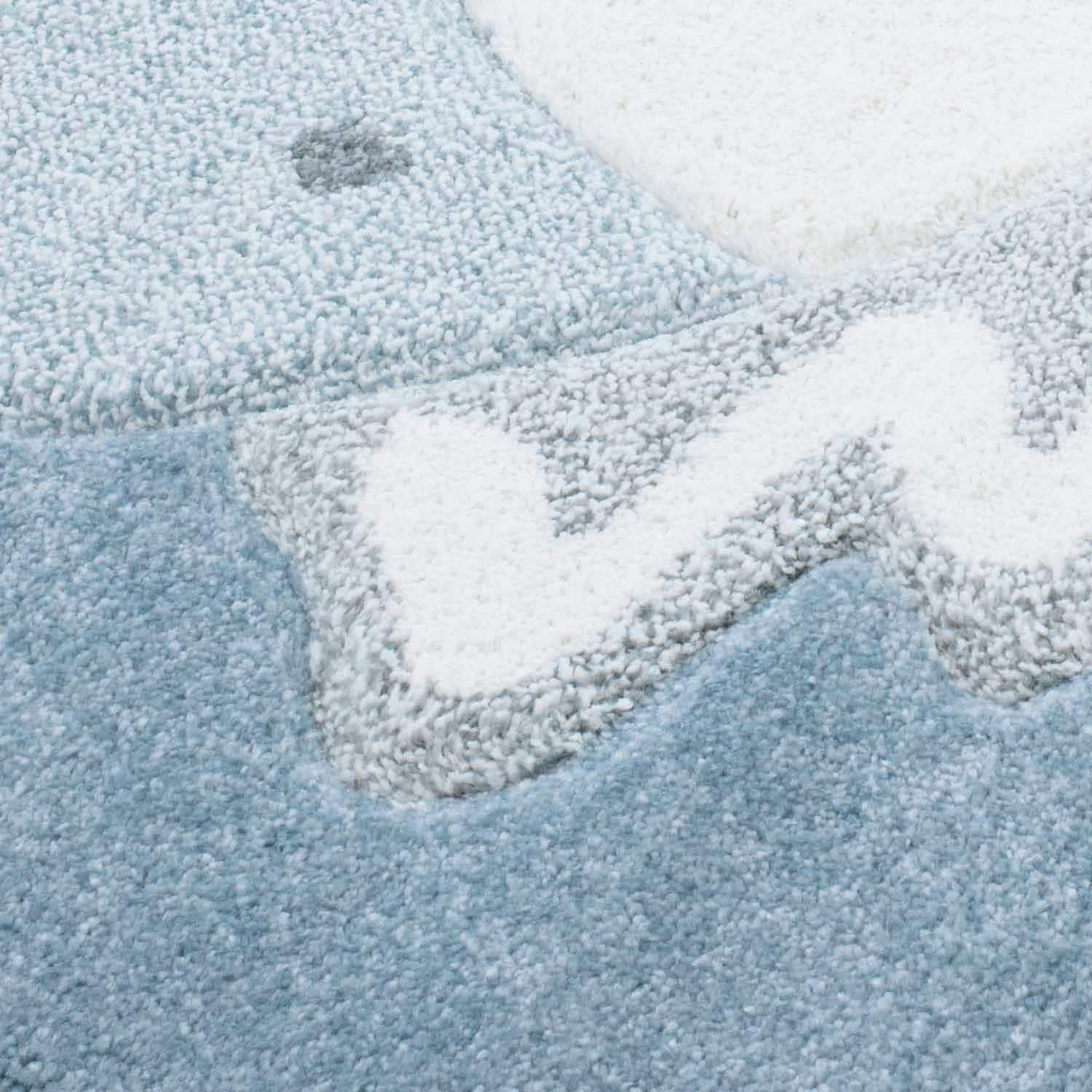 Carpet City Kinderteppich »Bueno Kids 1315« rechteckig 13 mm Höhe Spielteppich, Schwan, 3D-Effekt, Weicher Flor, Pflegeleicht