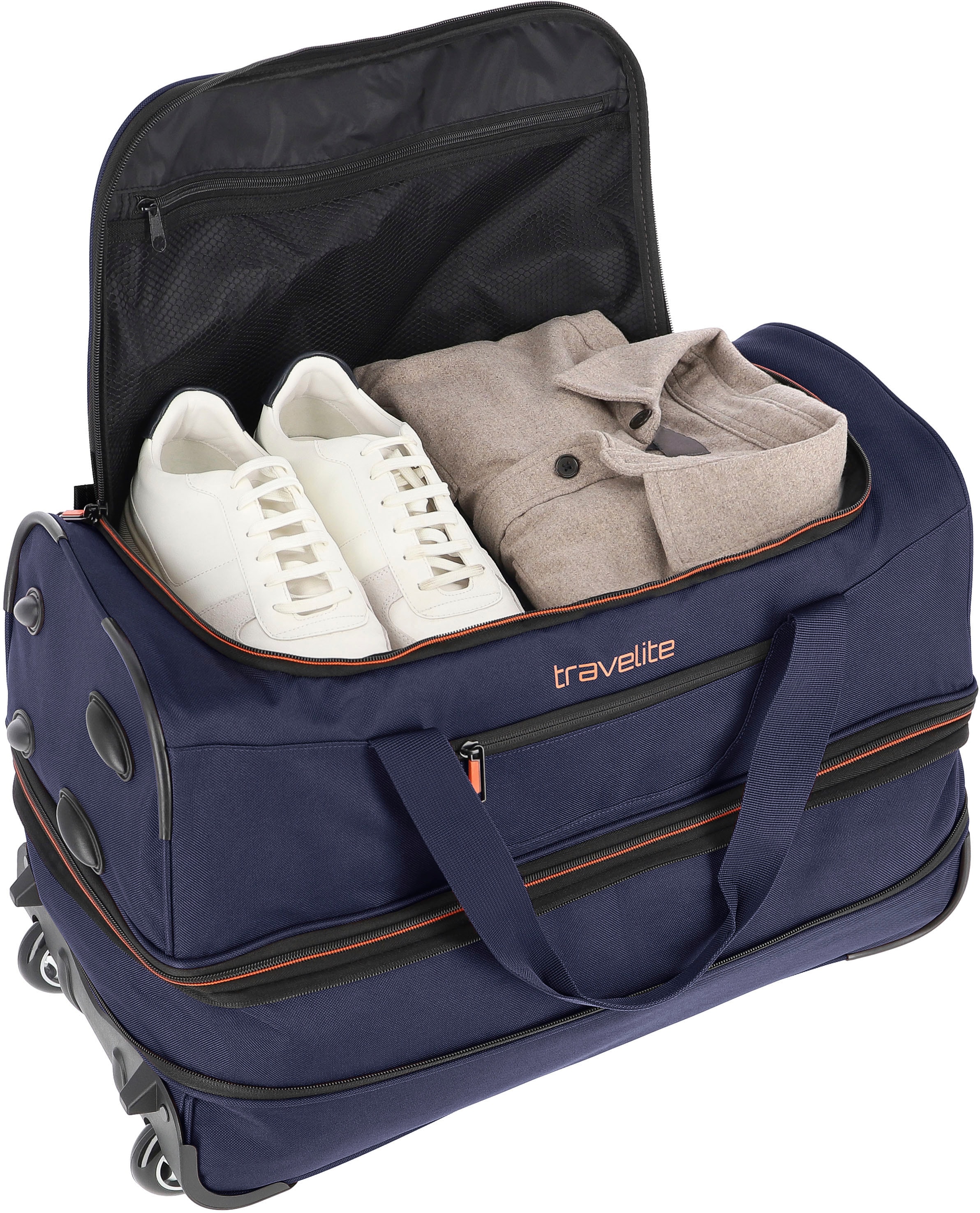travelite Sac de voyage »BASICS, verschiedene Grössen und Farben« sac de voyage Duffle, sac de sport, sac de voyage avec fonction trolley