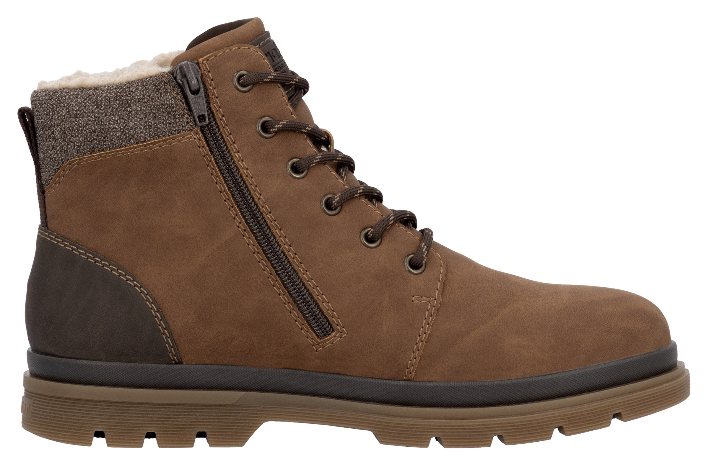 Rieker Winterstiefelette  Winterboots, Schnürboots mit Innenreissverschluss und RiekerTex