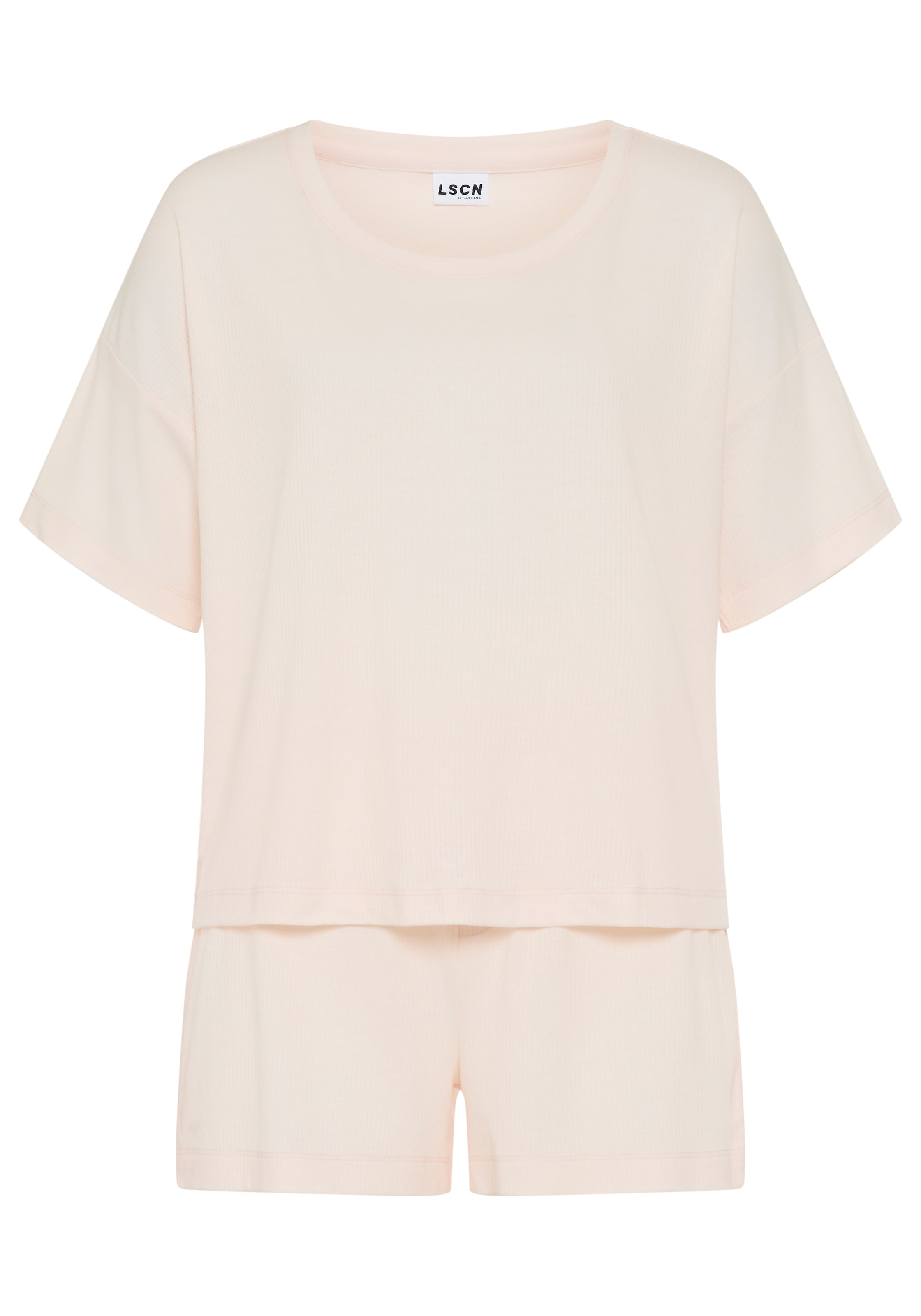 LSCN by LASCANA Shorty Ensemble, 2 avec patte de boutonnage décorative sur le pantalon