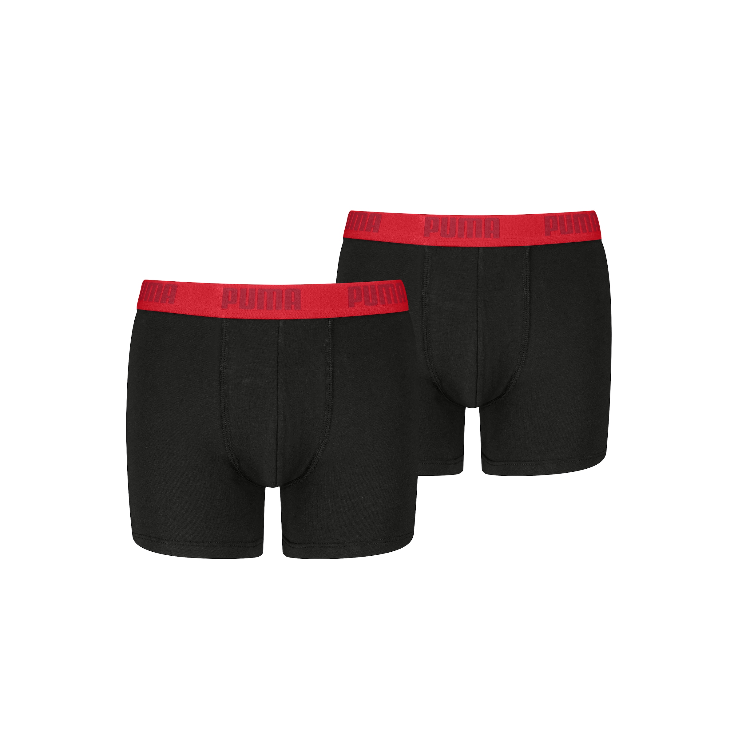 PUMA Boxershorts »PUMA BOYS EVERYDAY BASIC BOXERS« Komfortabler Logobund, ohne Eingriff
