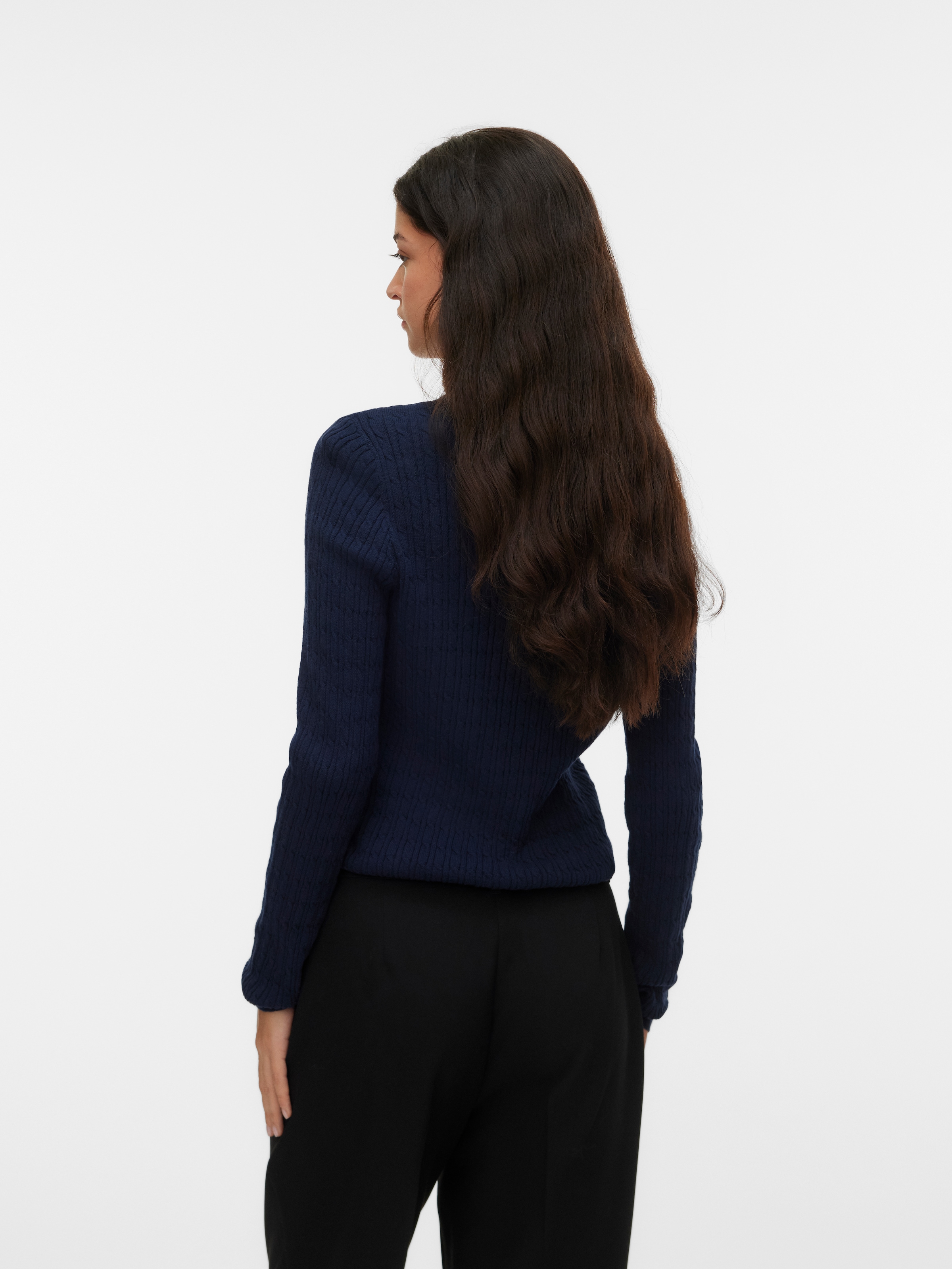 Vero Moda Pantalon de costume »VMELMA MW BARREL BELT ANKLE PANT NOOS«