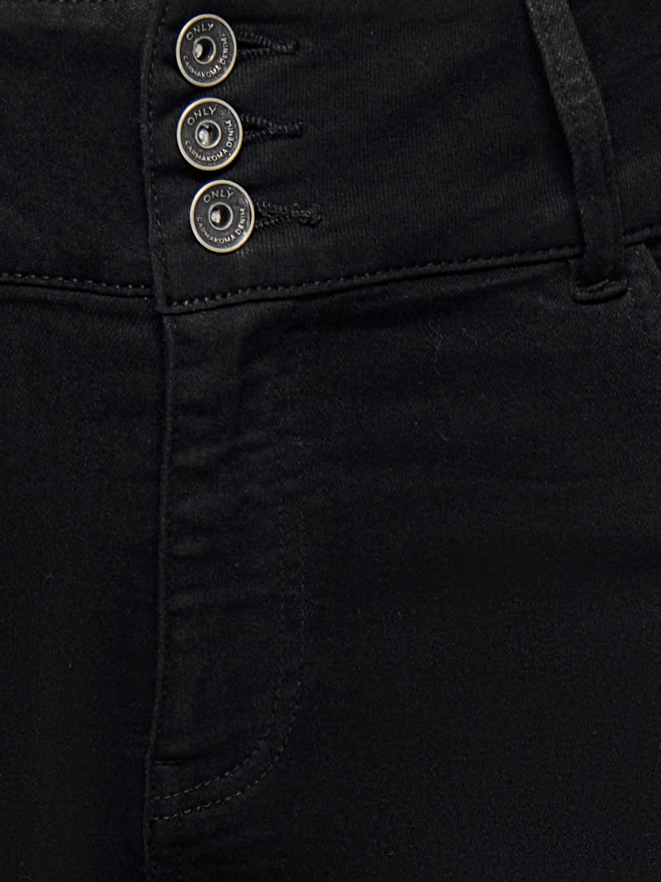 ONLY CARMAKOMA High-waist-Jeans »CARANNA HW WIDE BLACK DNM NOOS« Viskosemischung, High Waist