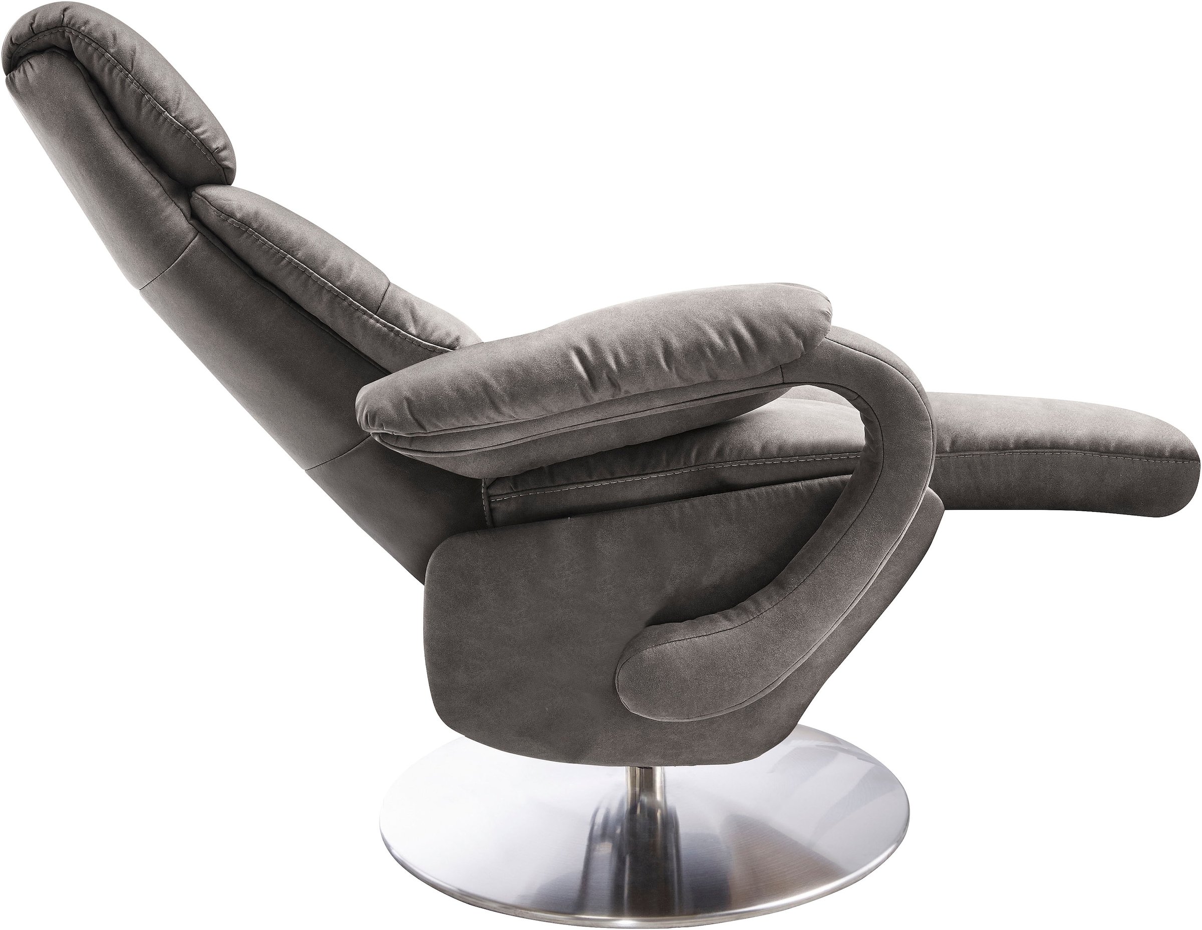 sit&more Fauteuil TV »Invito mit Kopfteilverstellung & Drehfunktion, weitere Funktionen« en taille M, au choix avec moteur et aide au lever