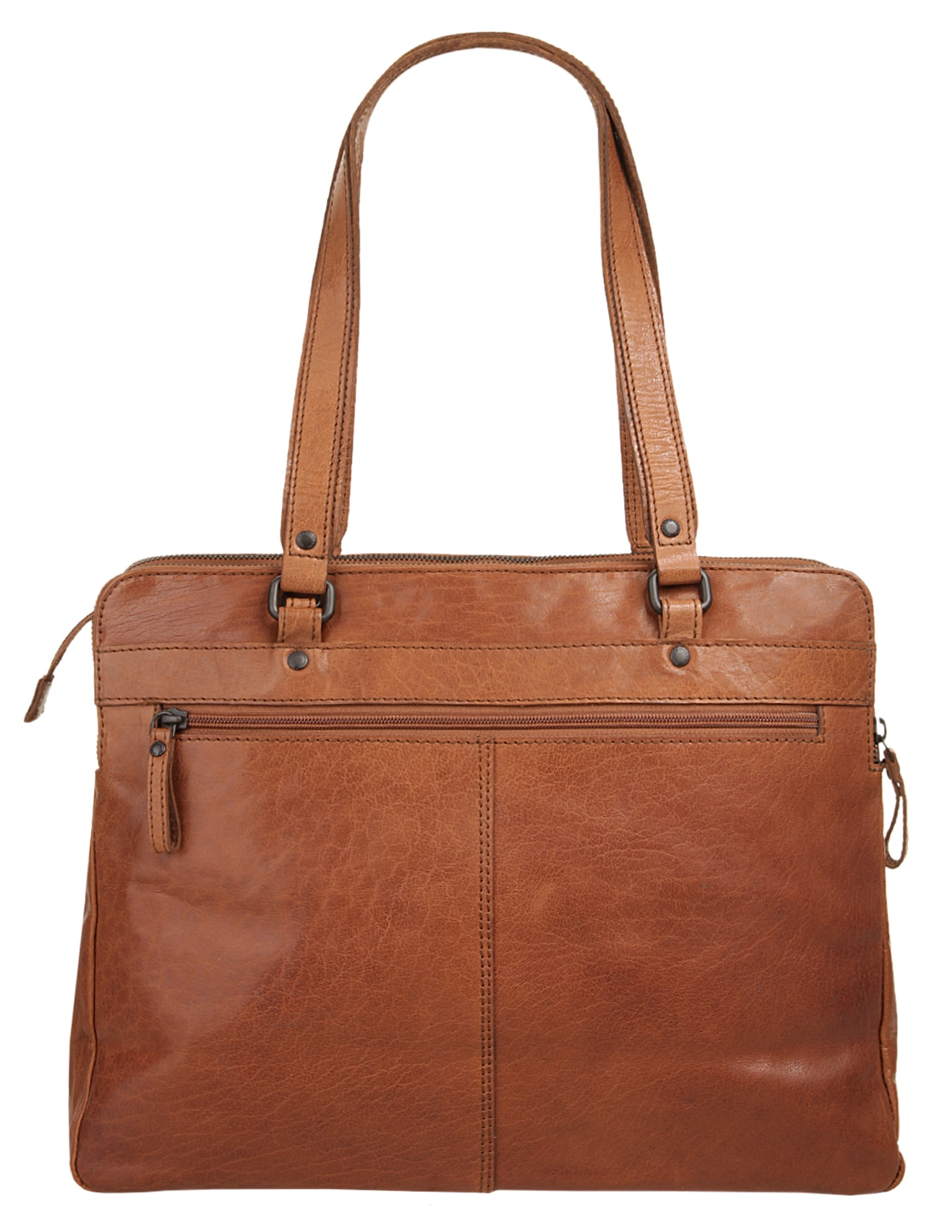 Spikes & Sparrow Shopper »LAPTOP SHOULDERBAG« echt Leder