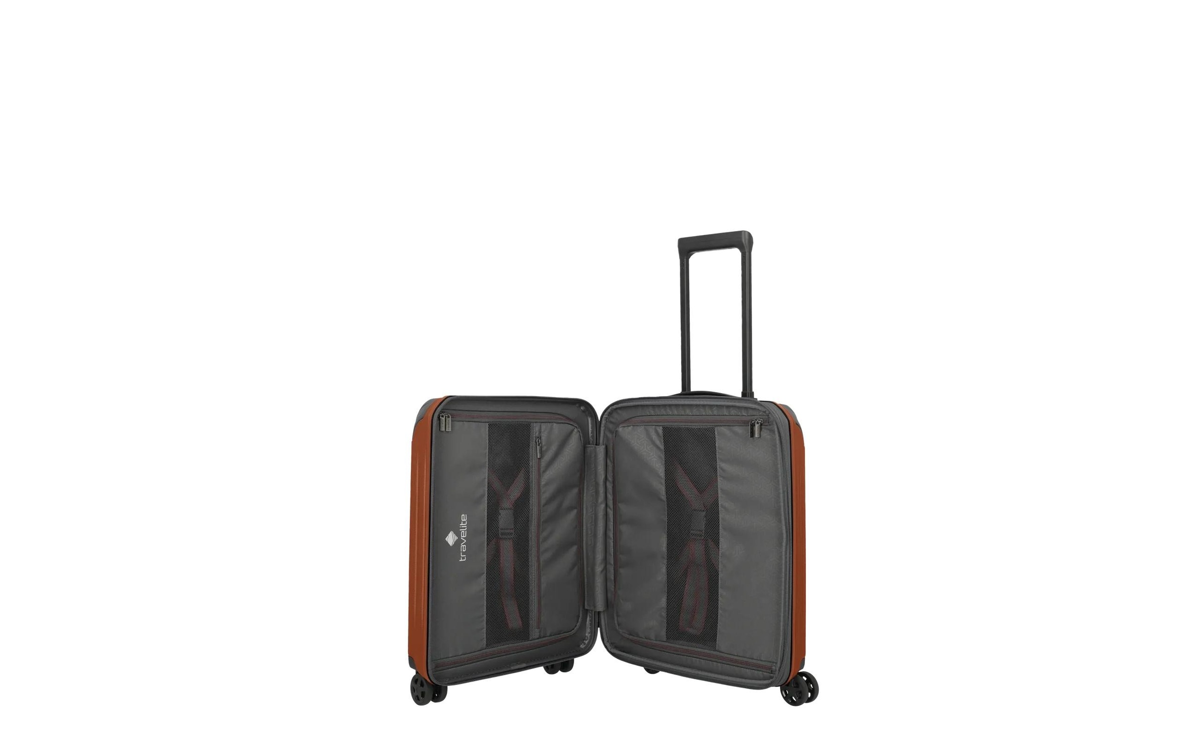 travelite Trolley »travelite DYNAMIIC Trolley S Erweiterbar, 48 l« 48 l 4 Rollen