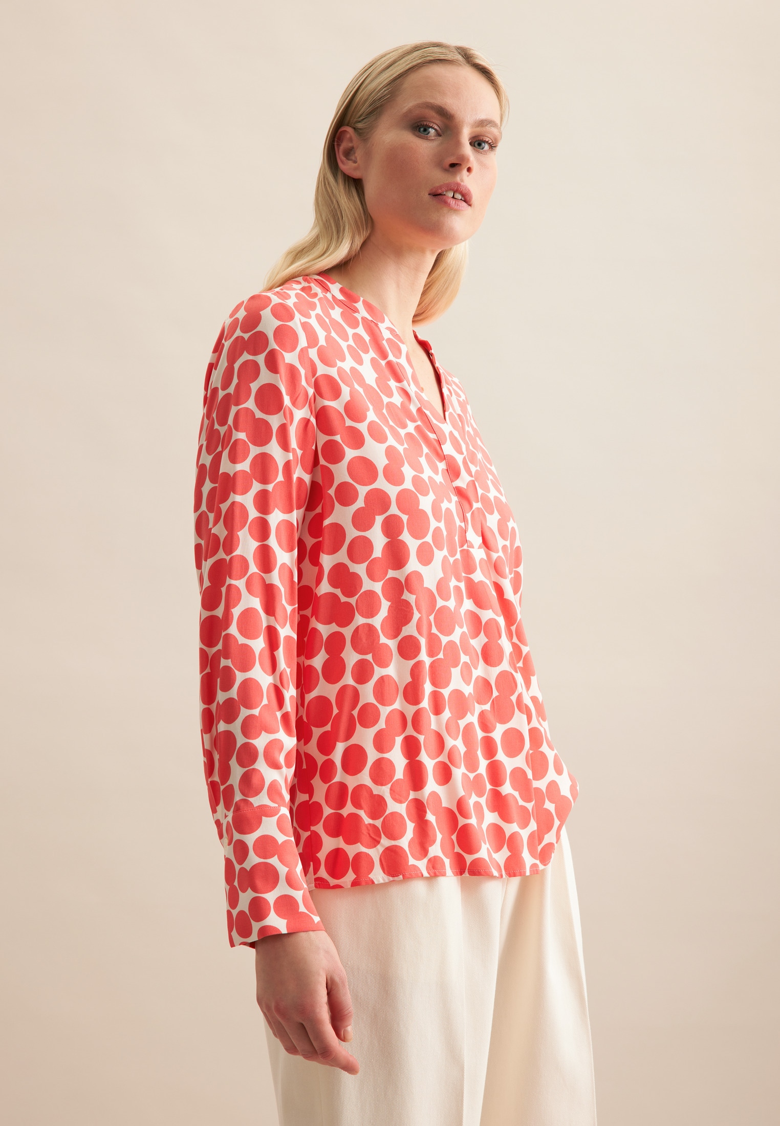 seidensticker Blouse classique »Schwarze Rose« Tunika Punkte