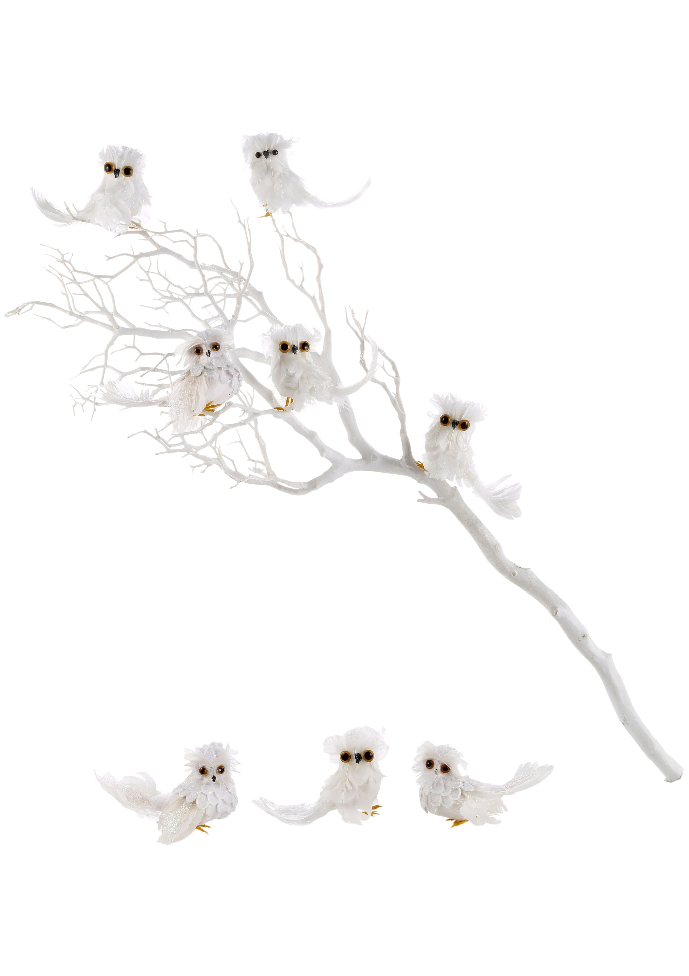 my home Winterliche Kunstpflanze »Weihnachtsdeko« Deko-Ast