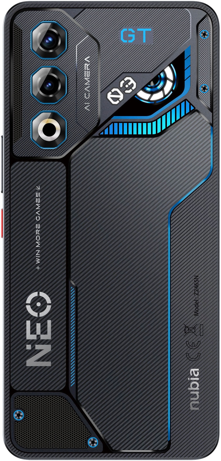 Nubia Smartphone »Neo 3 GT 5G« Interstellar Gray