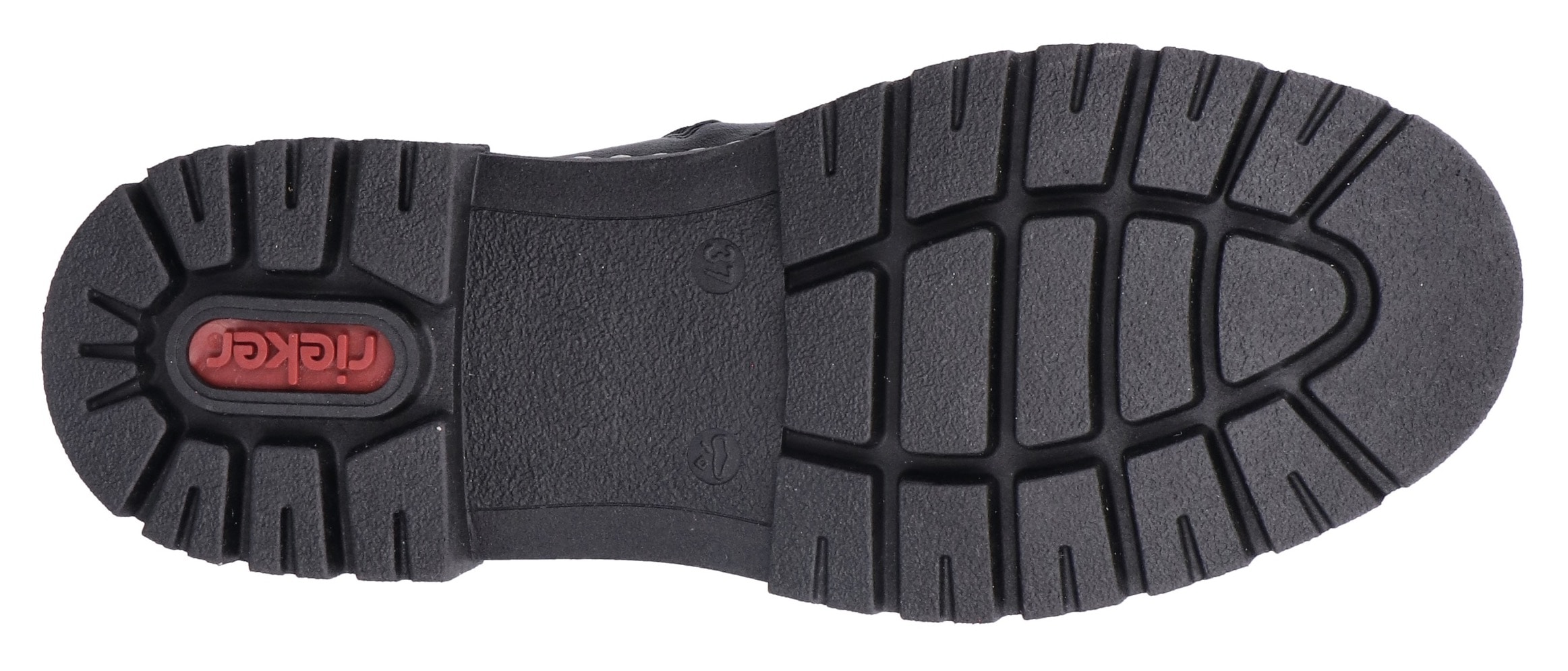 Rieker Schnürstiefelette  Schnürboots, Plateauboots, Profilsohle, mit Innenreissverschluss