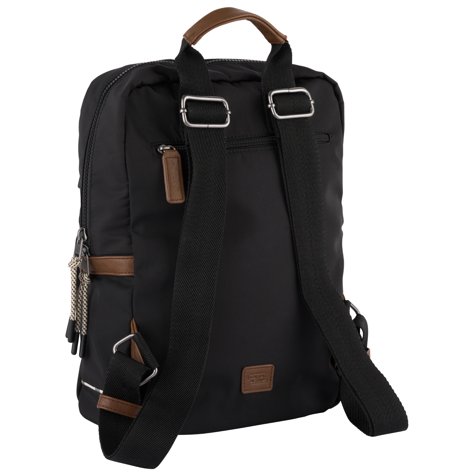 camel active Rucksack »Aurum« aus recyceltem Polyester in Nylonstruktur, leicht & mit feinen Details