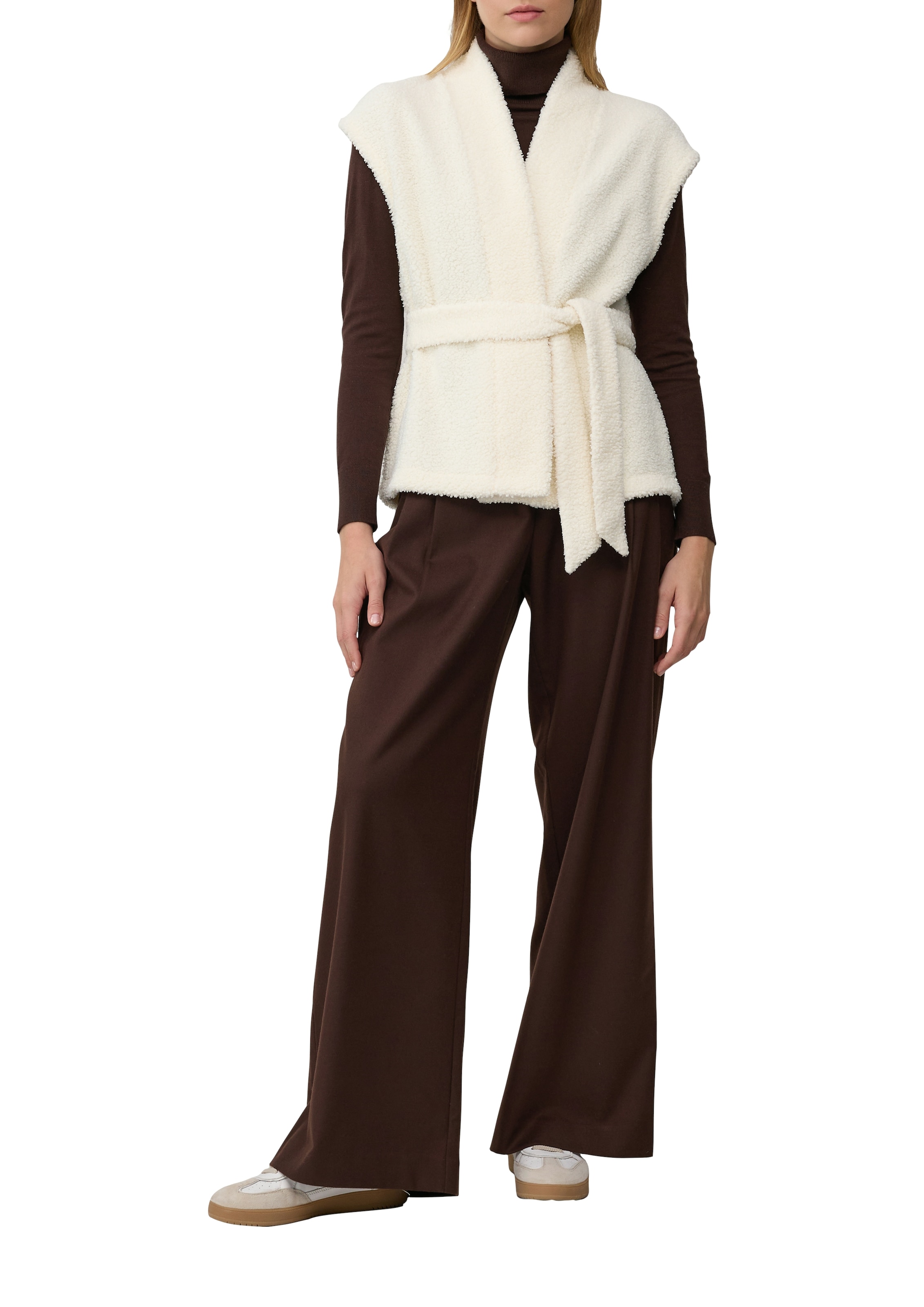 s.Oliver Gilet tricoté mit Bindeband