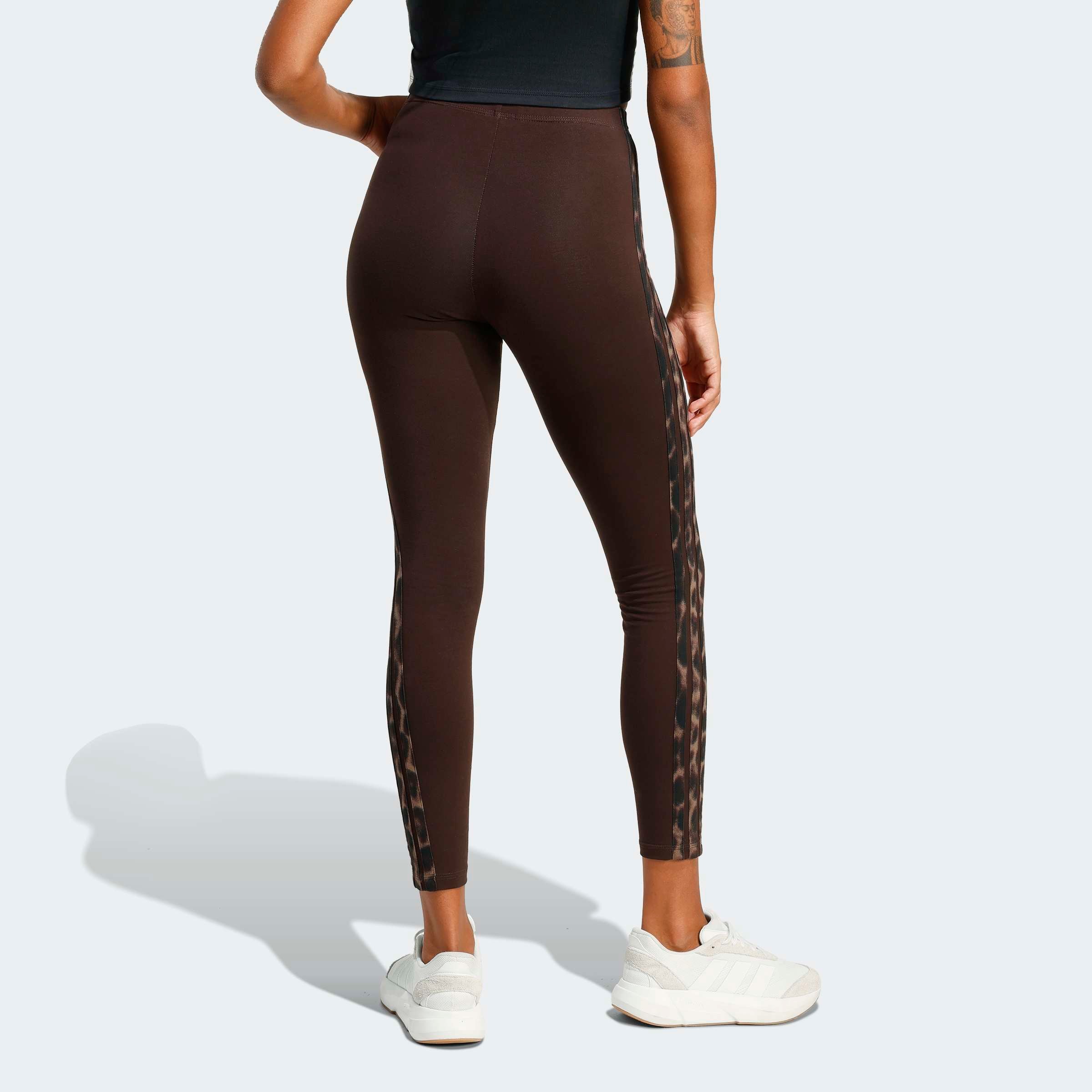 adidas Sportswear Leggings »SEASONAL ESSENTIALS LEOPARDENPRINT MIT 3-STREIFEN«