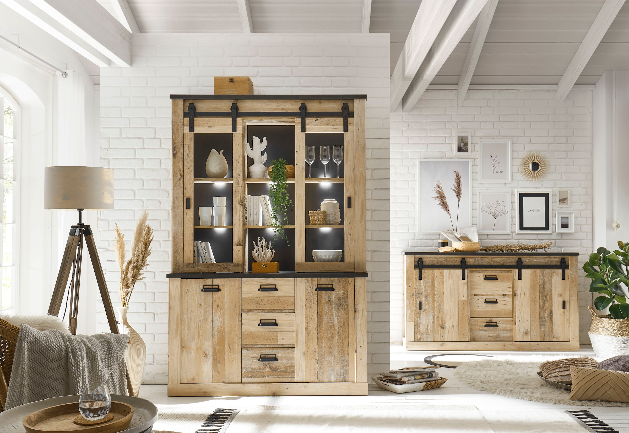 Home affaire Meuble mural »SHERWOOD« 2 cuis tlg.