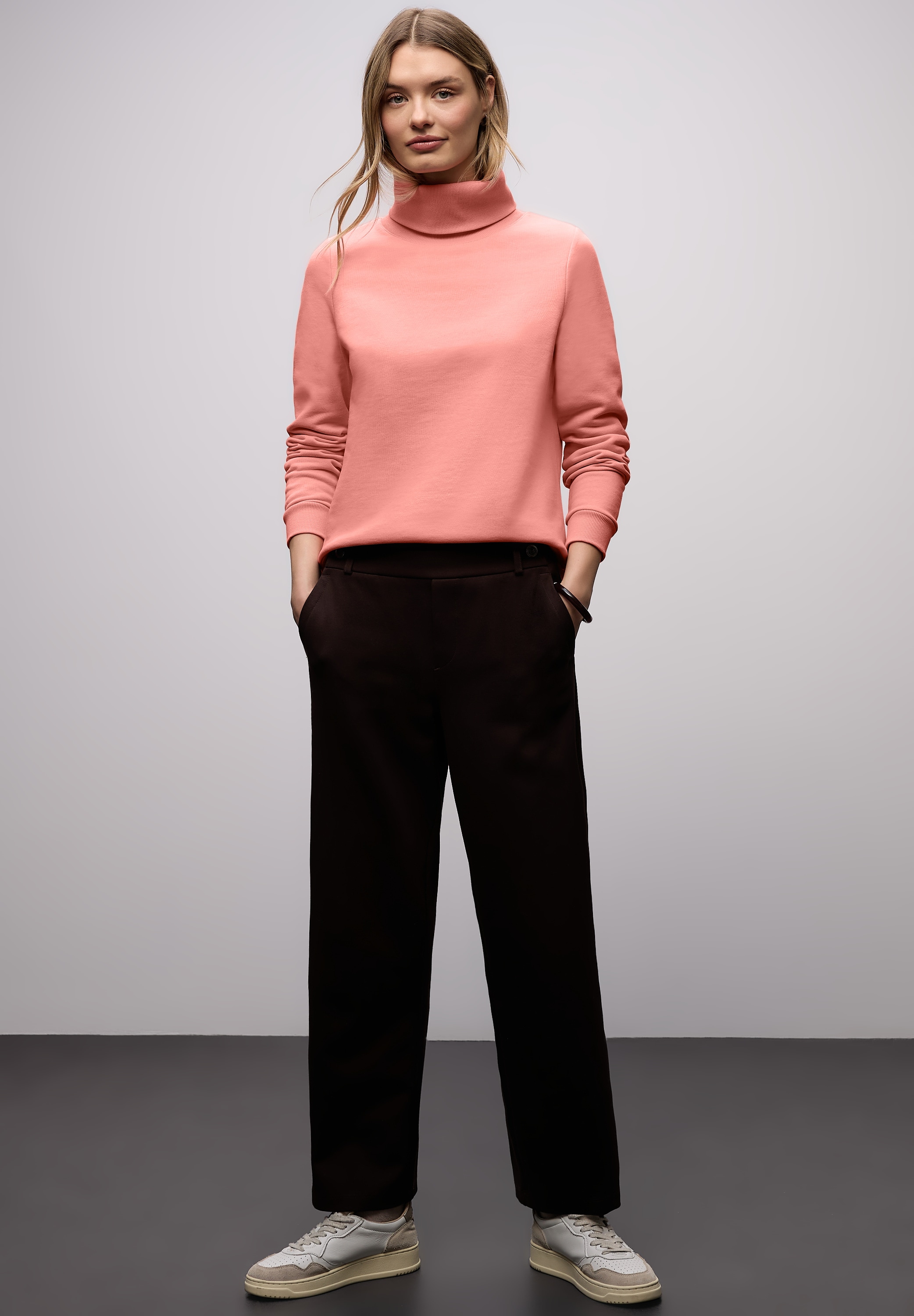 STREET ONE Sweater , mit Stehkragen
