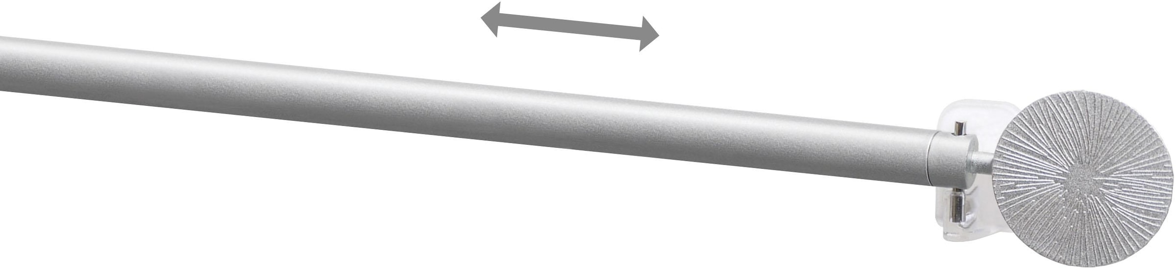 Good Life Scheibenstange »Kreis« Ø 10 mm 1 läufig-läufig ausziehbar