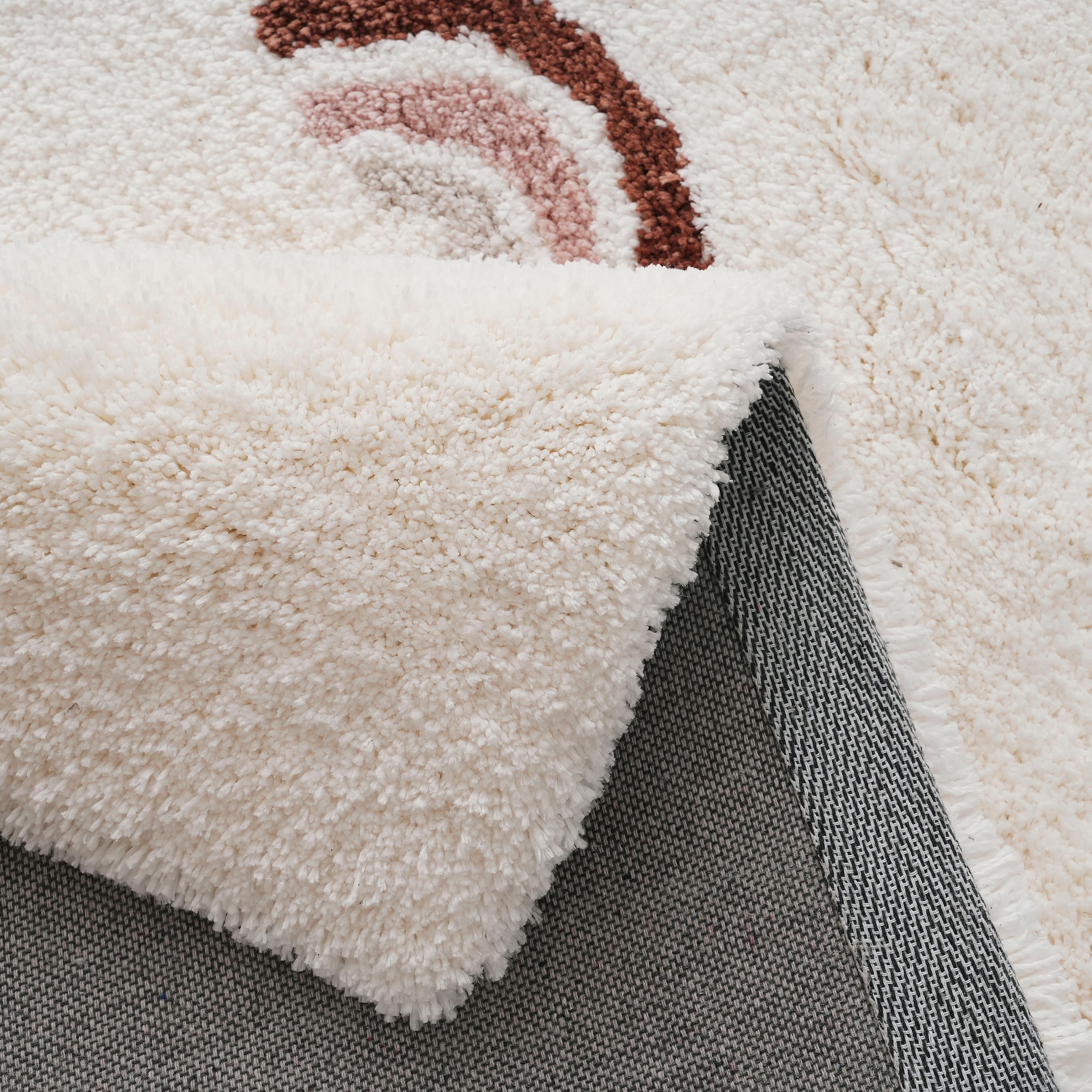 my home Kinderteppich »Regenbogen« rechteckig 20 mm Höhe weich, Pastell-Farben, modernes Design, Kinderzimmer