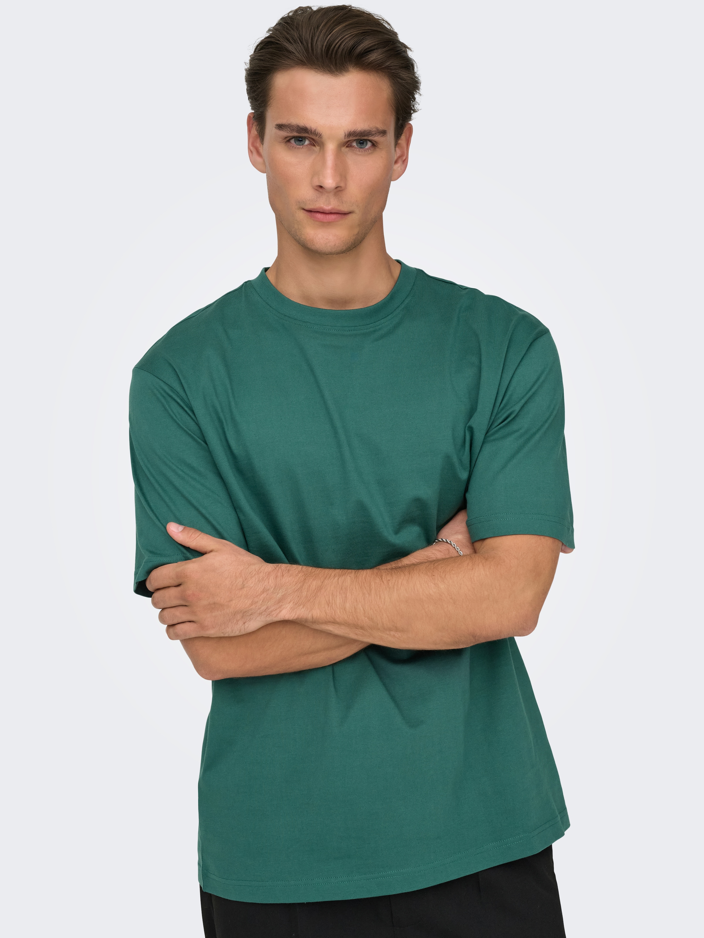 ONLY & SONS Rundhalsshirt »ONSFRED RLX SS TEE« Baumwolle, relaxed fit