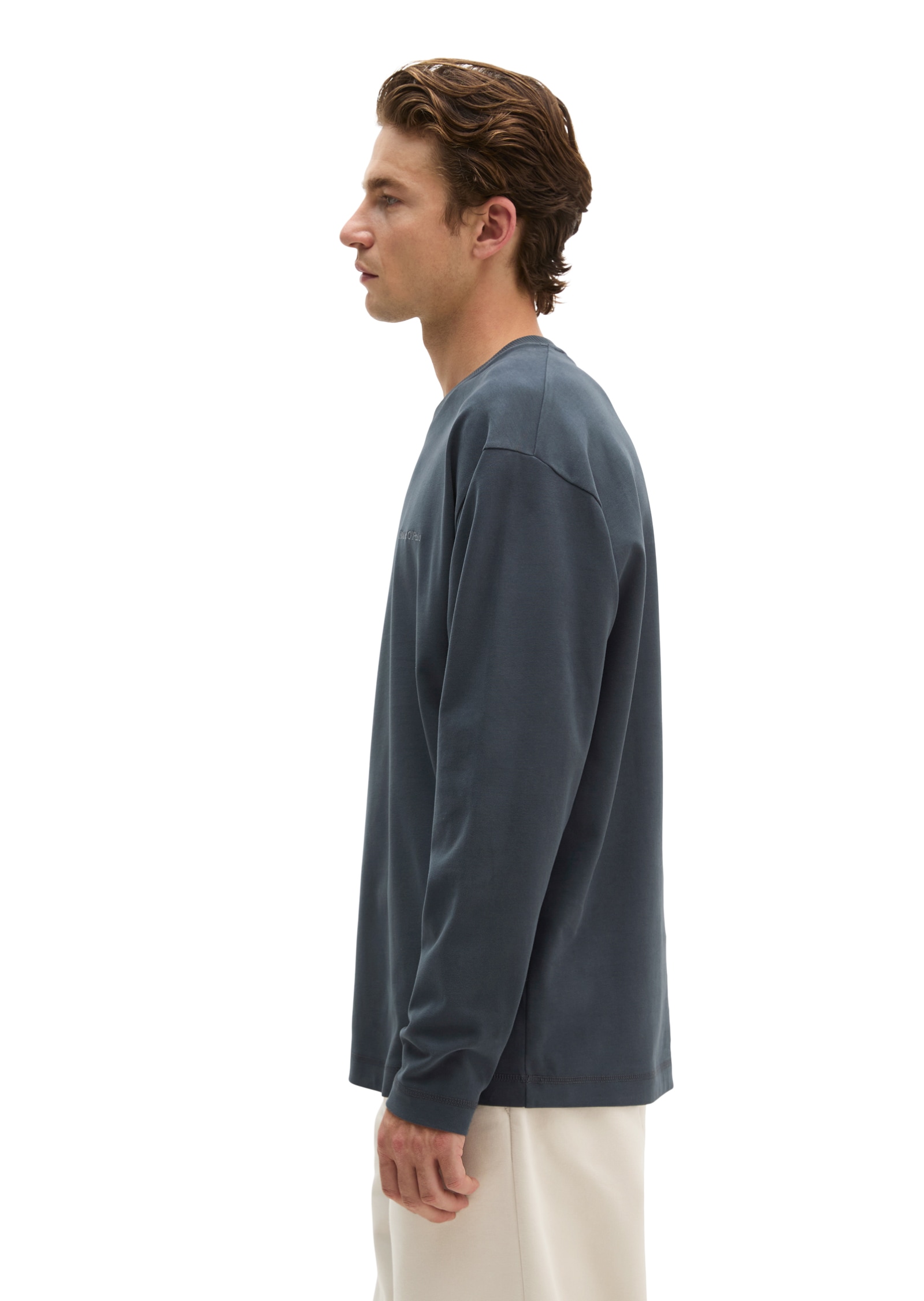 Marc O'Polo T-shirt à manches longues en coton biologique