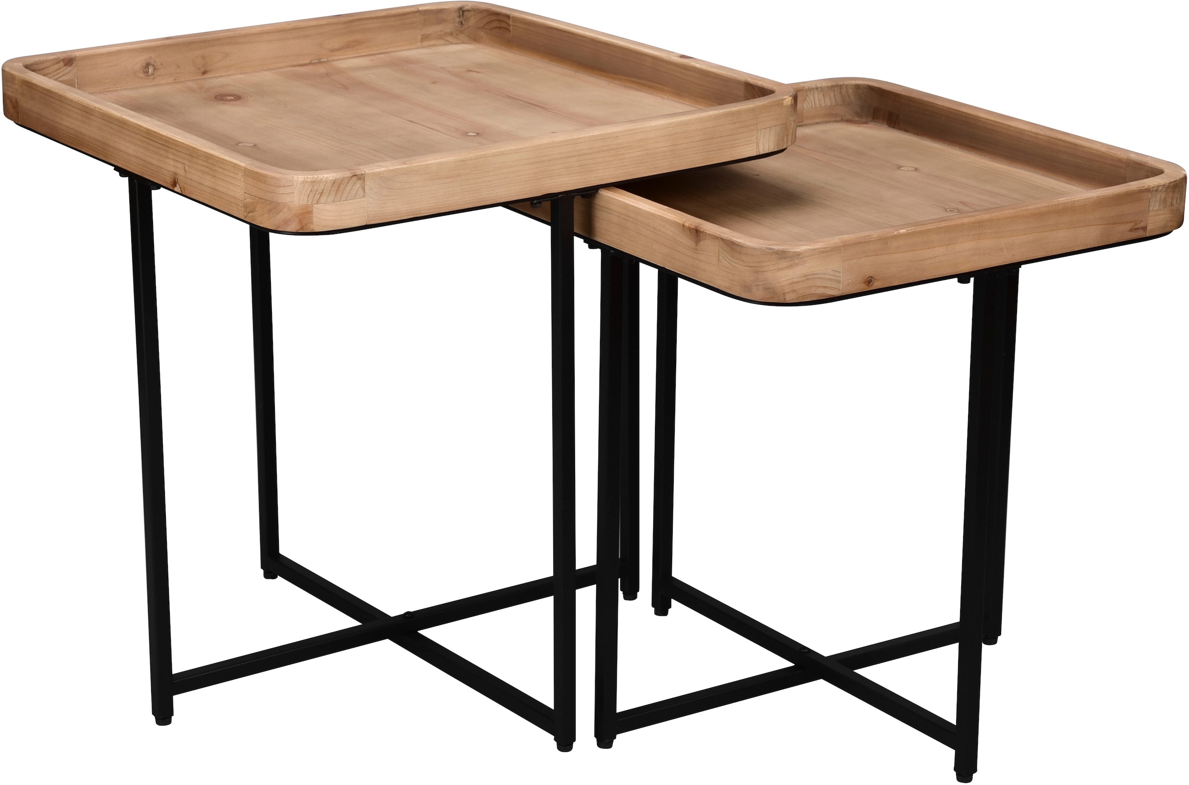 MIRRORS AND MORE Beistelltisch »Jenifer« 2 Stk. tlg.