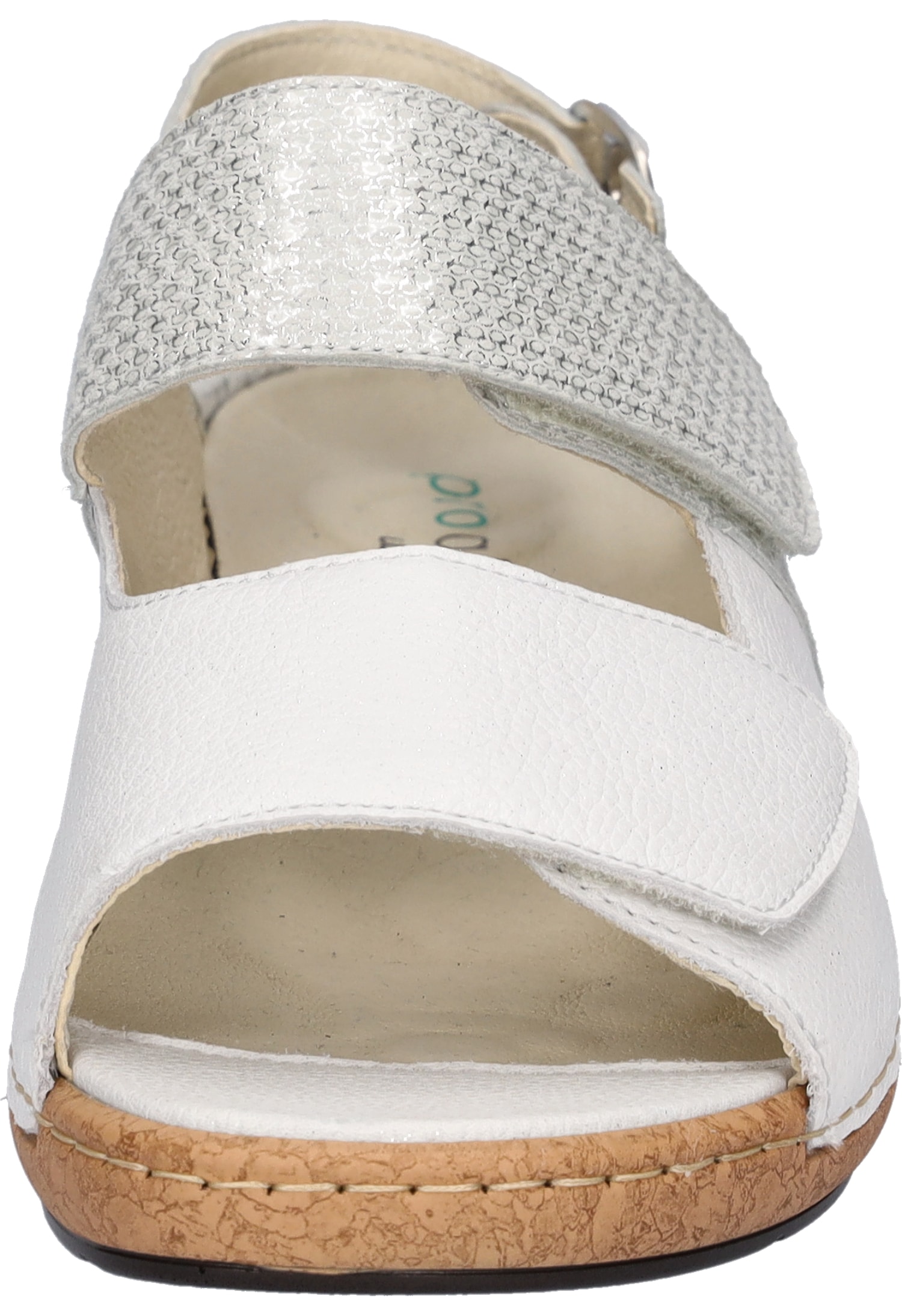 Waldläufer Sandale »K-HELIETT«  Chaussure d'été, sandale compensée, look métallique, en largeur extra K