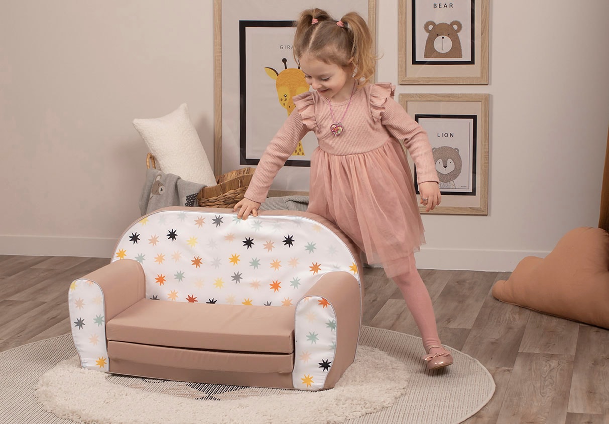 Knorrtoys® Sofa »Pastell Stars« für Kinder; Made in Europe
