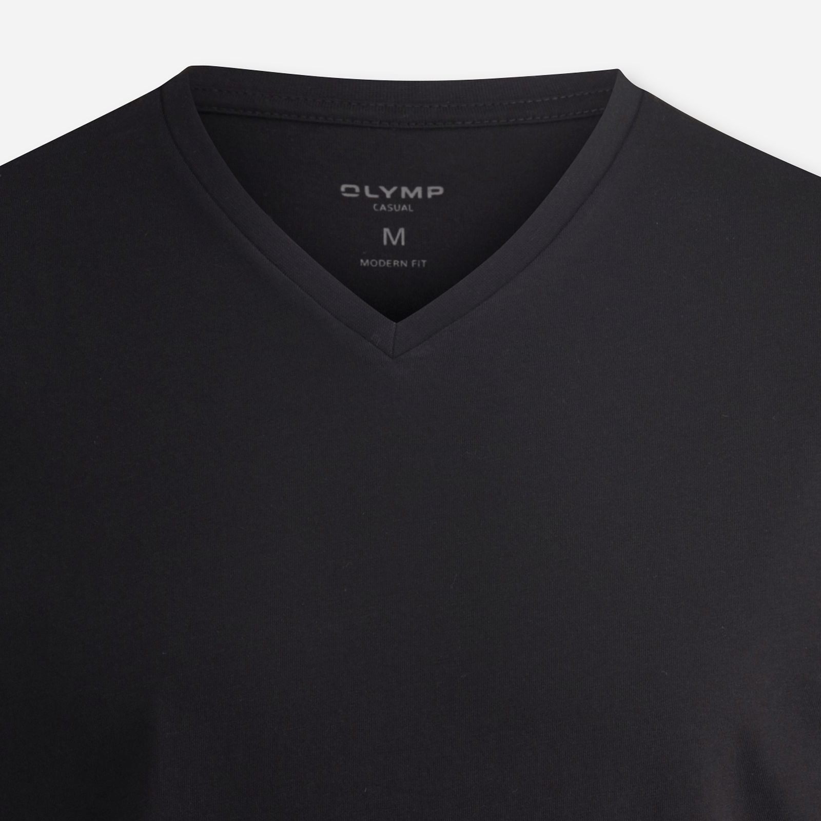 OLYMP T-shirt Packung, 3er, 3 cuis V-Ausschnitt, modern fit, reine Baumwolle