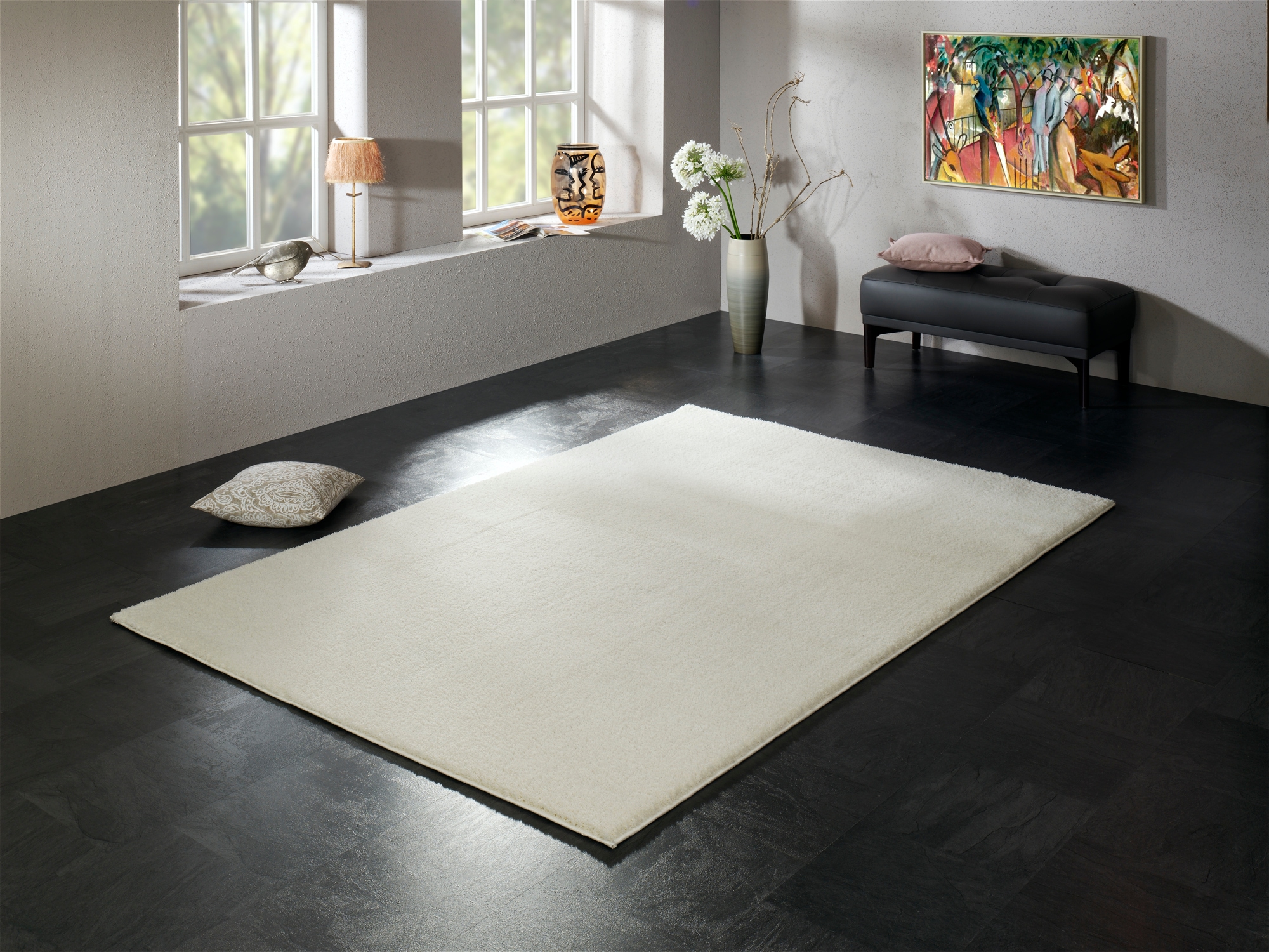 OCI DIE TEPPICHMARKE Tapis à poils longs »Soft Dream ,  auch als Läufer erhältlich« Rectangulaire 30 mm Höhe besonders weich durch Microfaser, Wohnzimmer