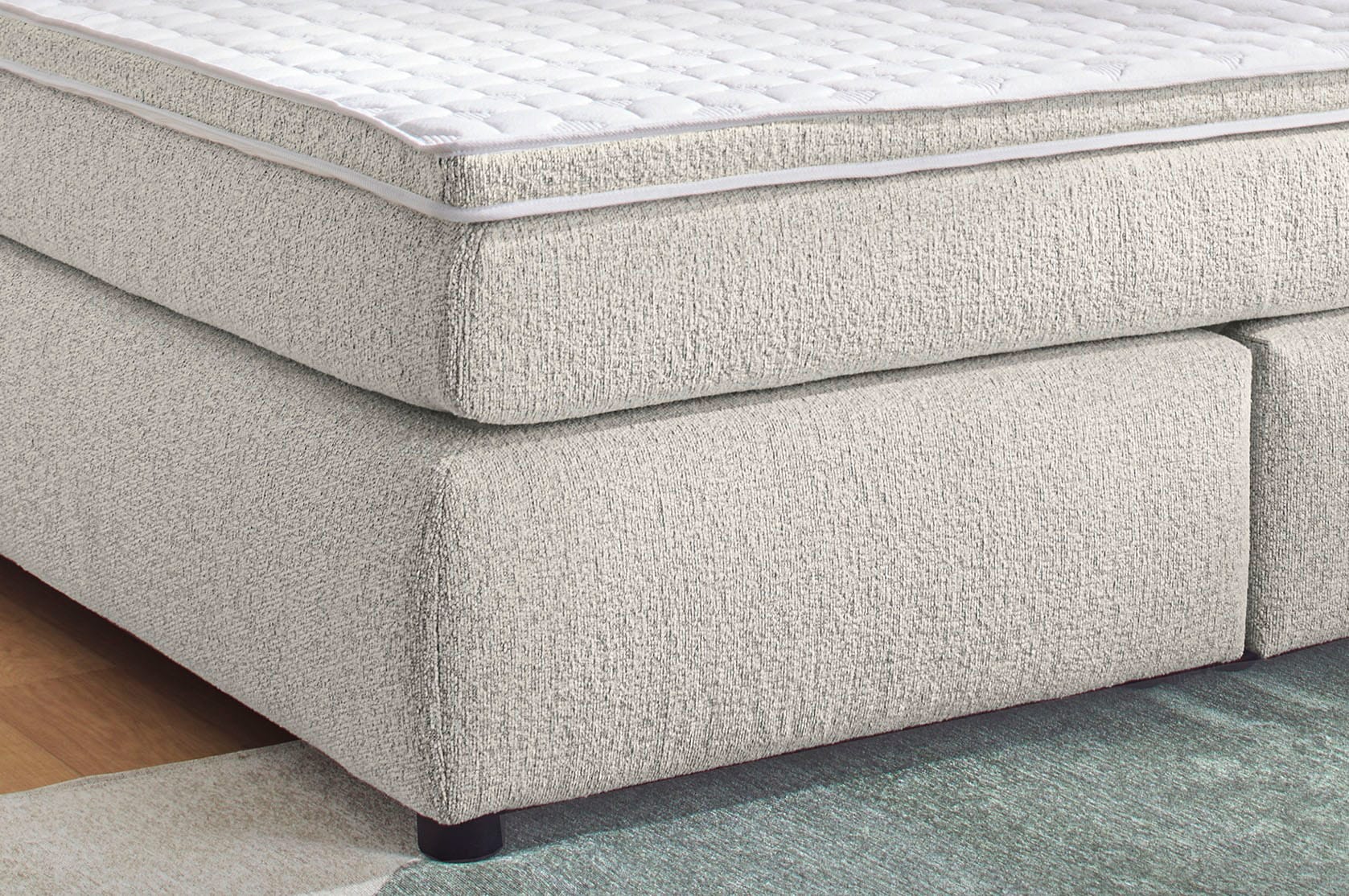 Jockenhöfer Gruppe Lit boxspring »Tilda, wahlweise mit oder ohne Bettkasten« incluant matelas TTFK 7 zones, surmatelas en mousse froide, 180x200cm