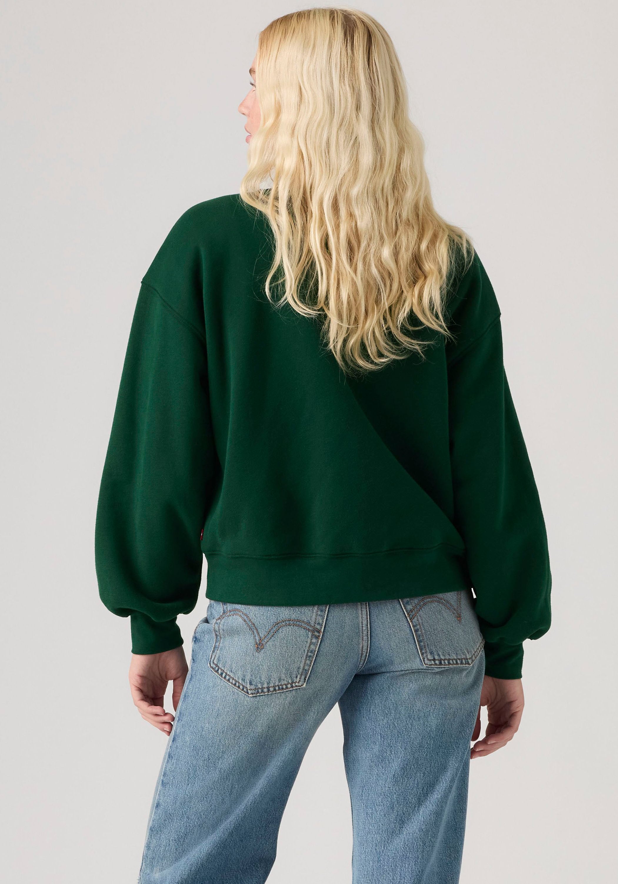 Levi's® Sweat-shirt »GR EVERYDAY CREW 2.0«, détails pailletés sur le devant
