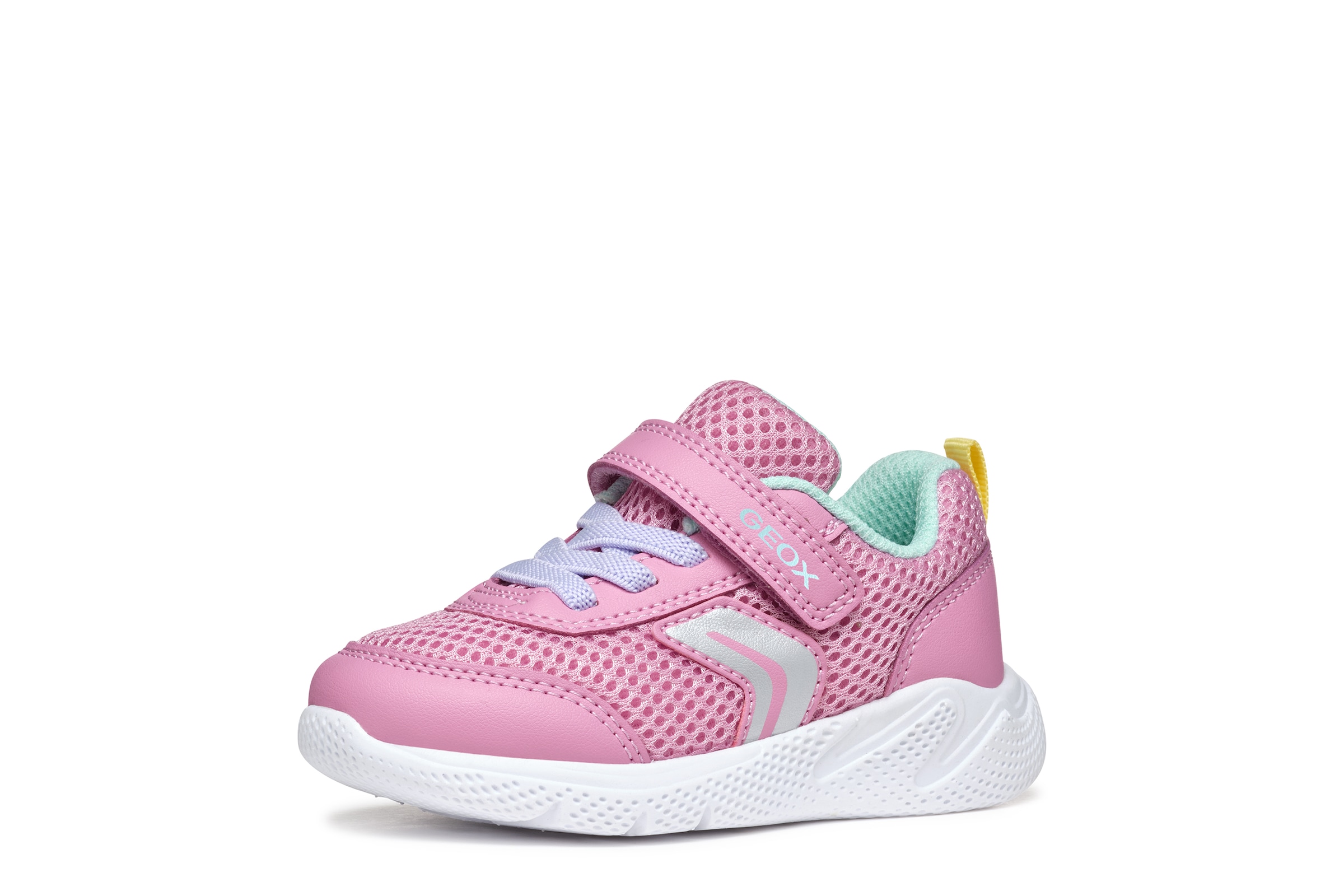 Geox Lauflernschuh »B SPRINTYE GIRL«  Babyschuh mit elastischen Schnürsenkeln, Grössenschablone zum Download