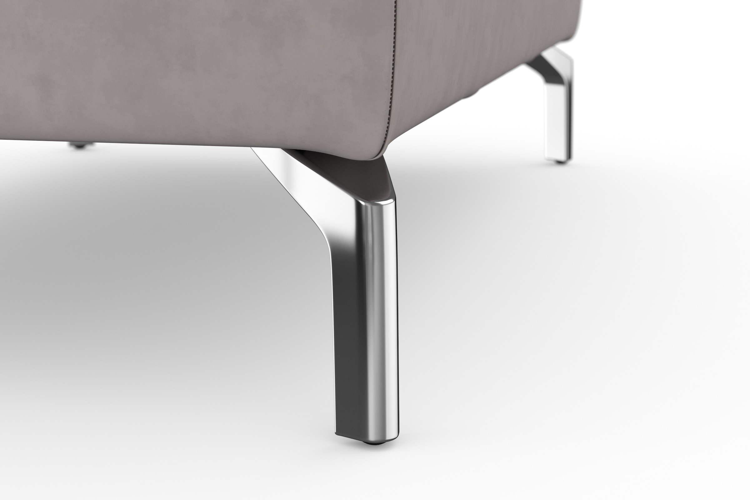 sit&more Hocker »Bendigo« mit Klappfunktion, Bodenfreiheit 15 cm, wahlweise in 2 Fussfarben