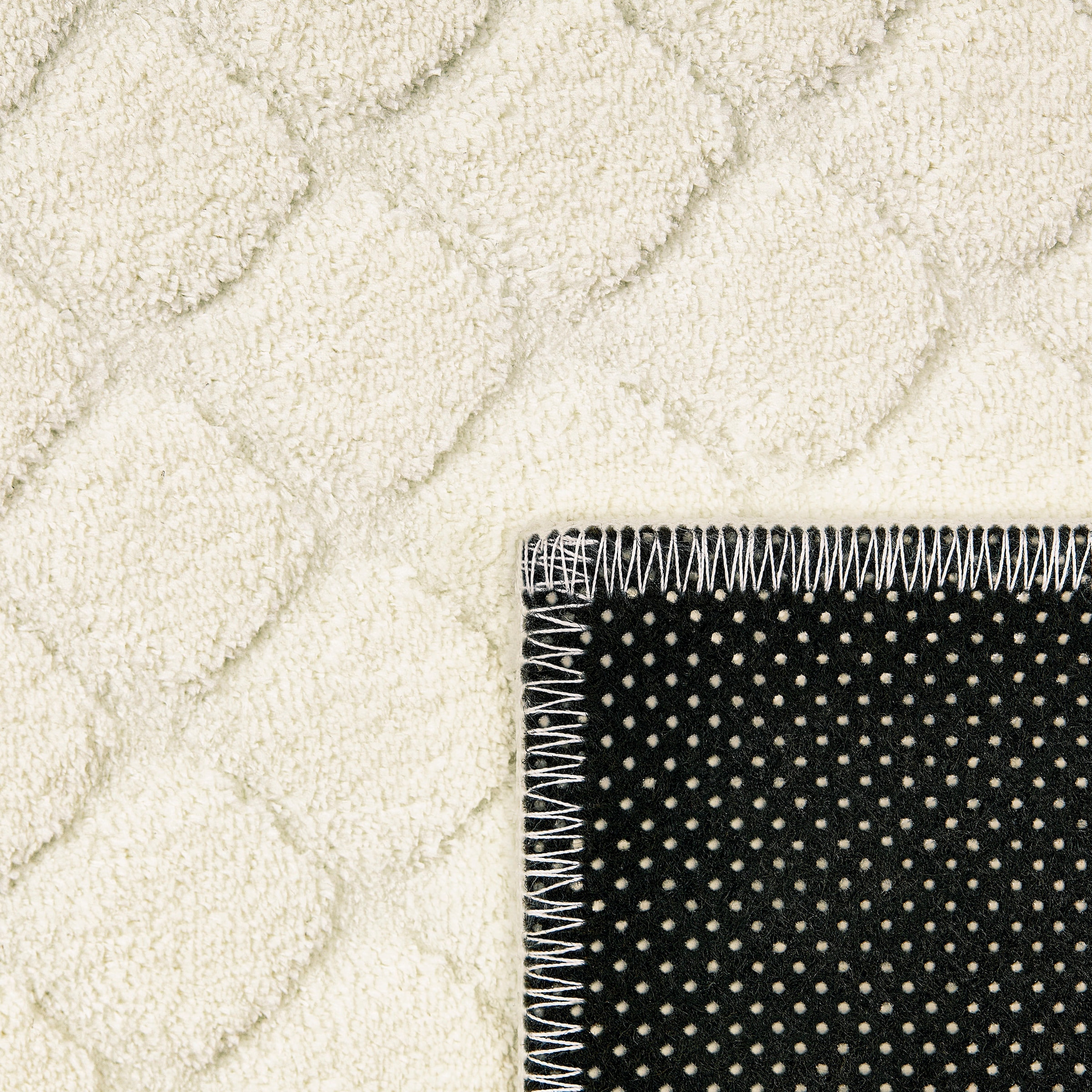 Paco Home Teppich »Rotterdam 591« rechteckig 4 mm Höhe Kurzflor, Uni Farben, Rauten Muster, 3D Effekt, weich & kuschelig