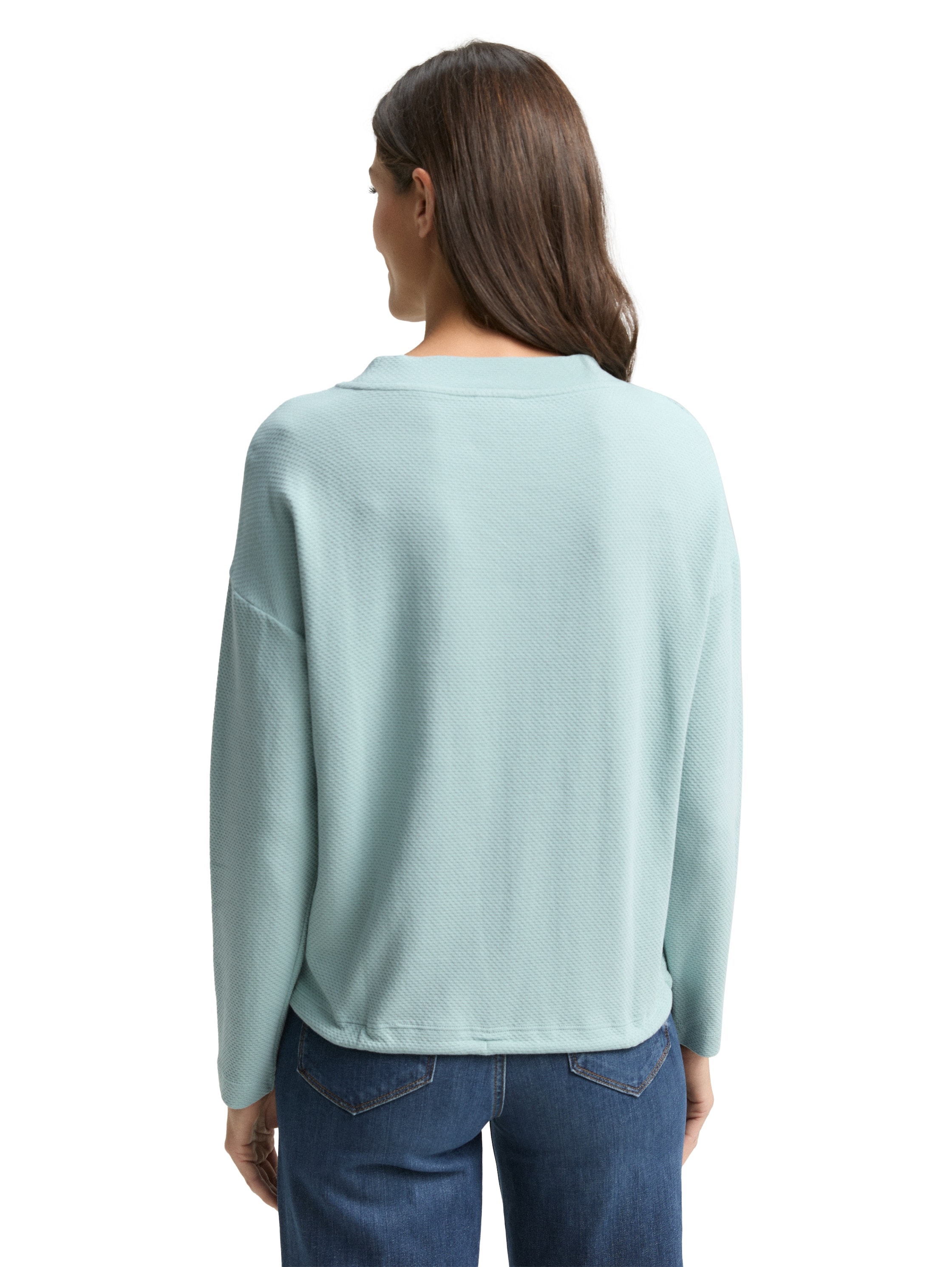 TOM TAILOR Sweatshirt , mit Kordelzug am Saum
