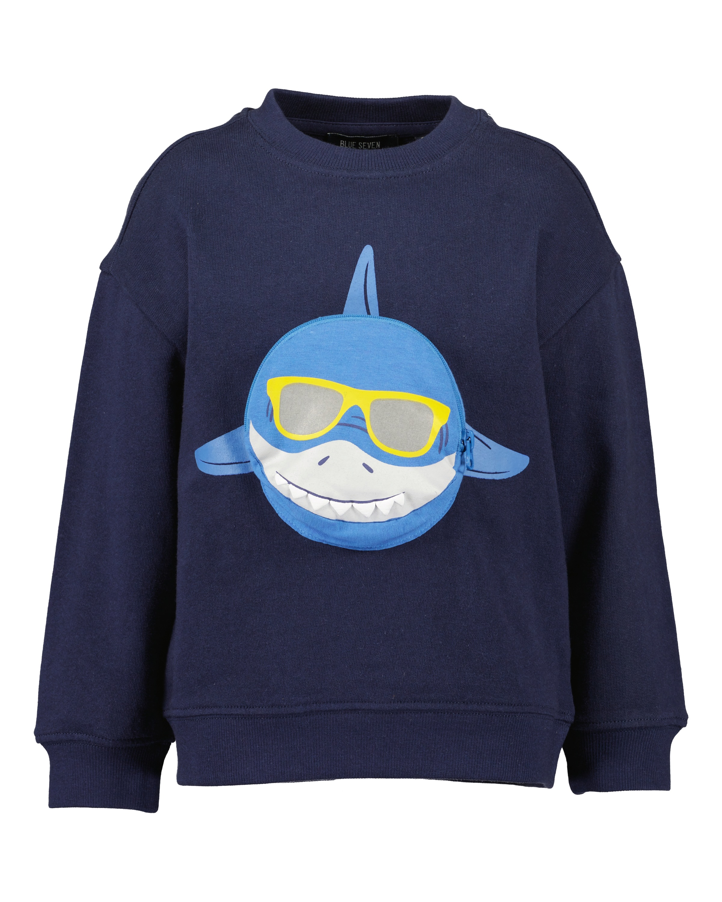 Blue Seven Sweatshirt , mit cooler aufgesetzter Tasche
