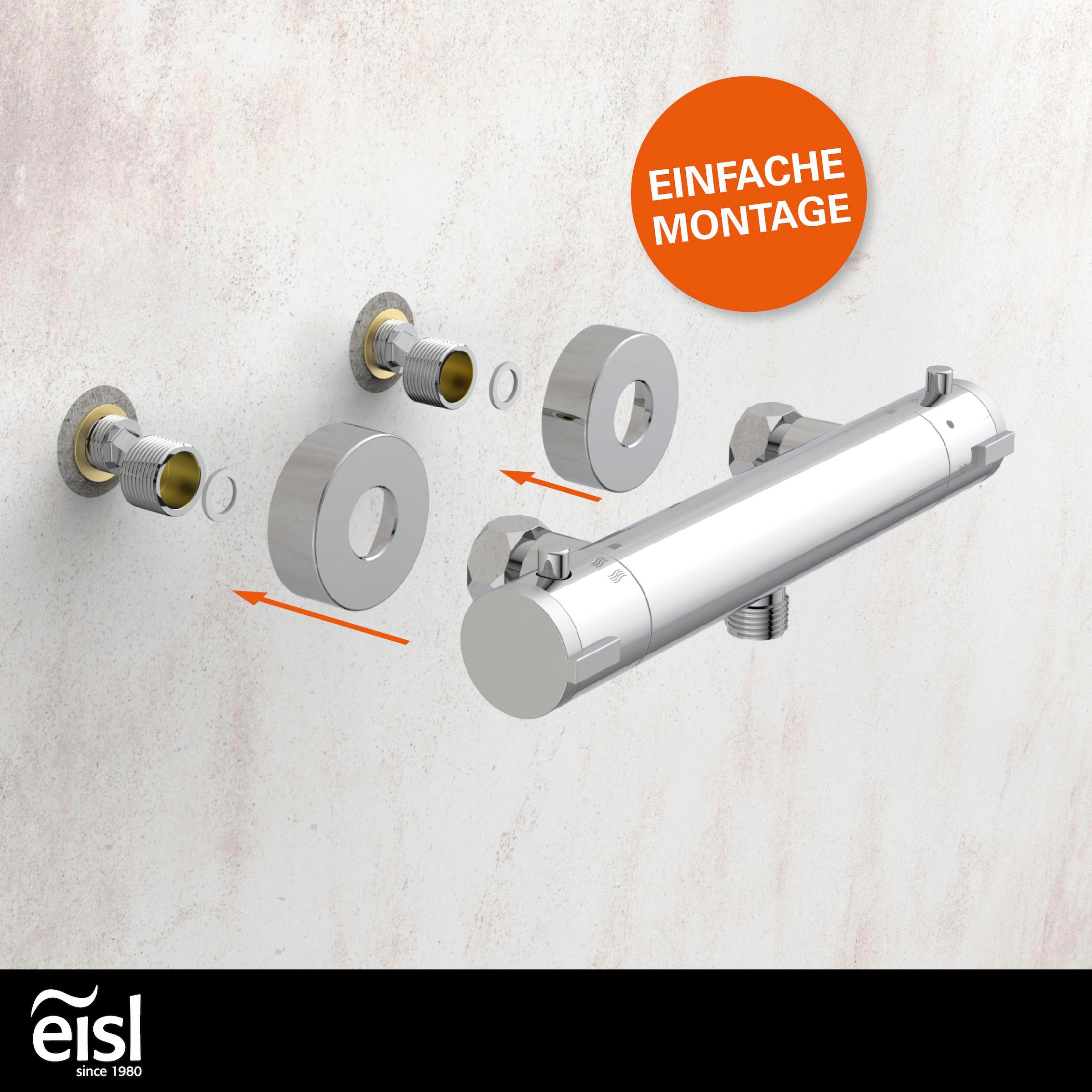Eisl Robinetterie de douche »CLAUDIO« avec thermostat, mitigeur douche, thermostat de douche