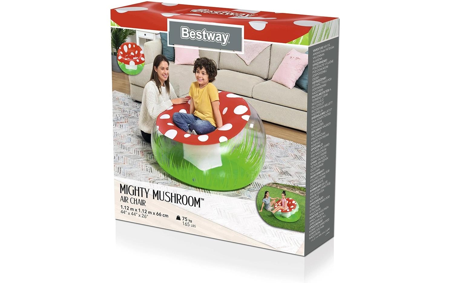 Bestway Fauteuil gonflable »Fliegenpilz 112 x 112 cm«