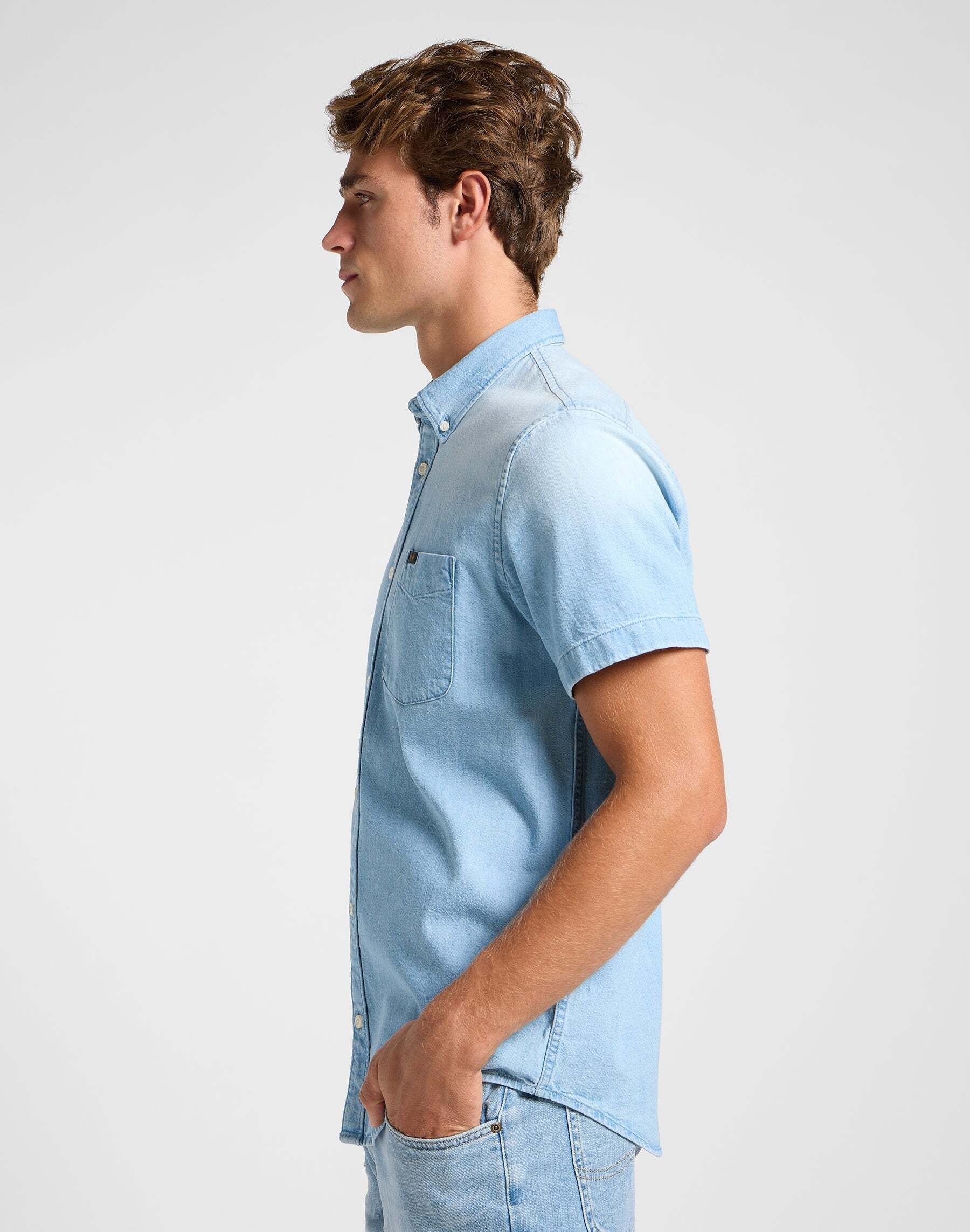 Lee® Jeanshemd »Lee Jeanshemd Lee Button Down Ss«