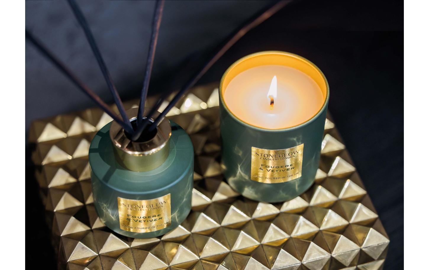 Stoneglow Duftkerze »Fougere & Vetiver 220 g«