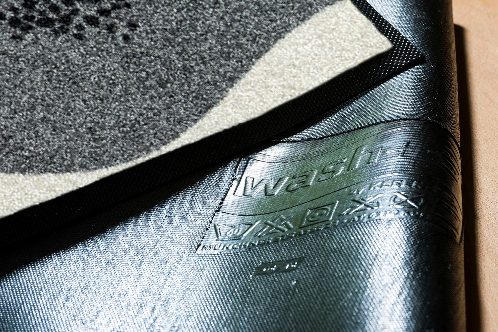 wash+dry by Kleen-Tex Chemin de table »Salt & Pepper« Rectangulaire 7 mm Höhe Teppich