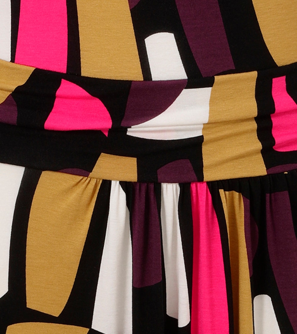 Aniston SELECTED Jerseykleid mit modernen, grafischen Allover-Print - NEUE KOLLEKTION