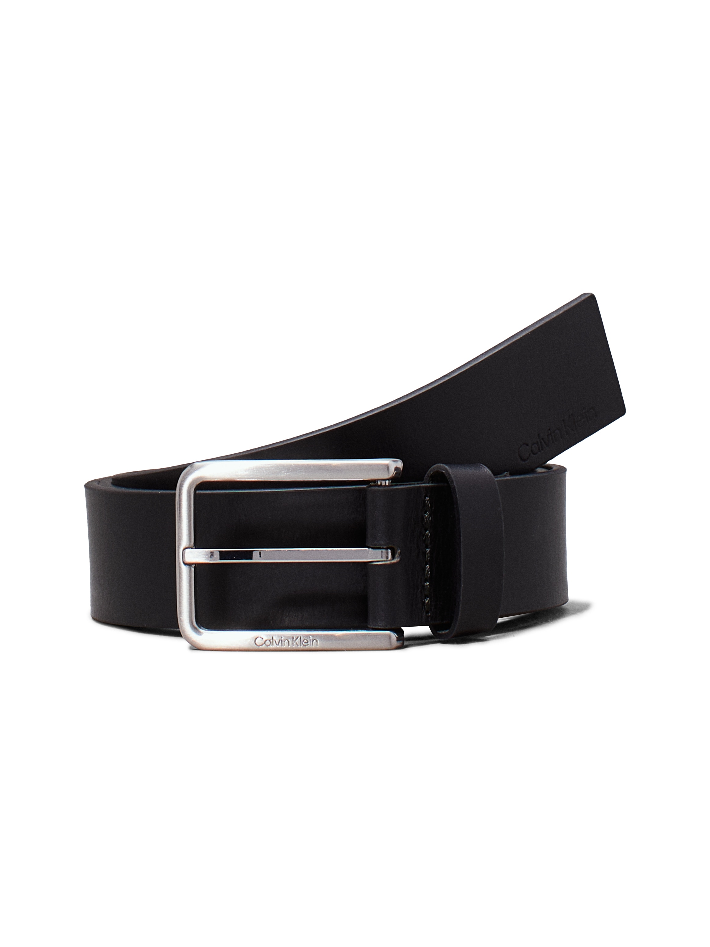 Calvin Klein Ceinture en cuir aus geöltem Narbenleder