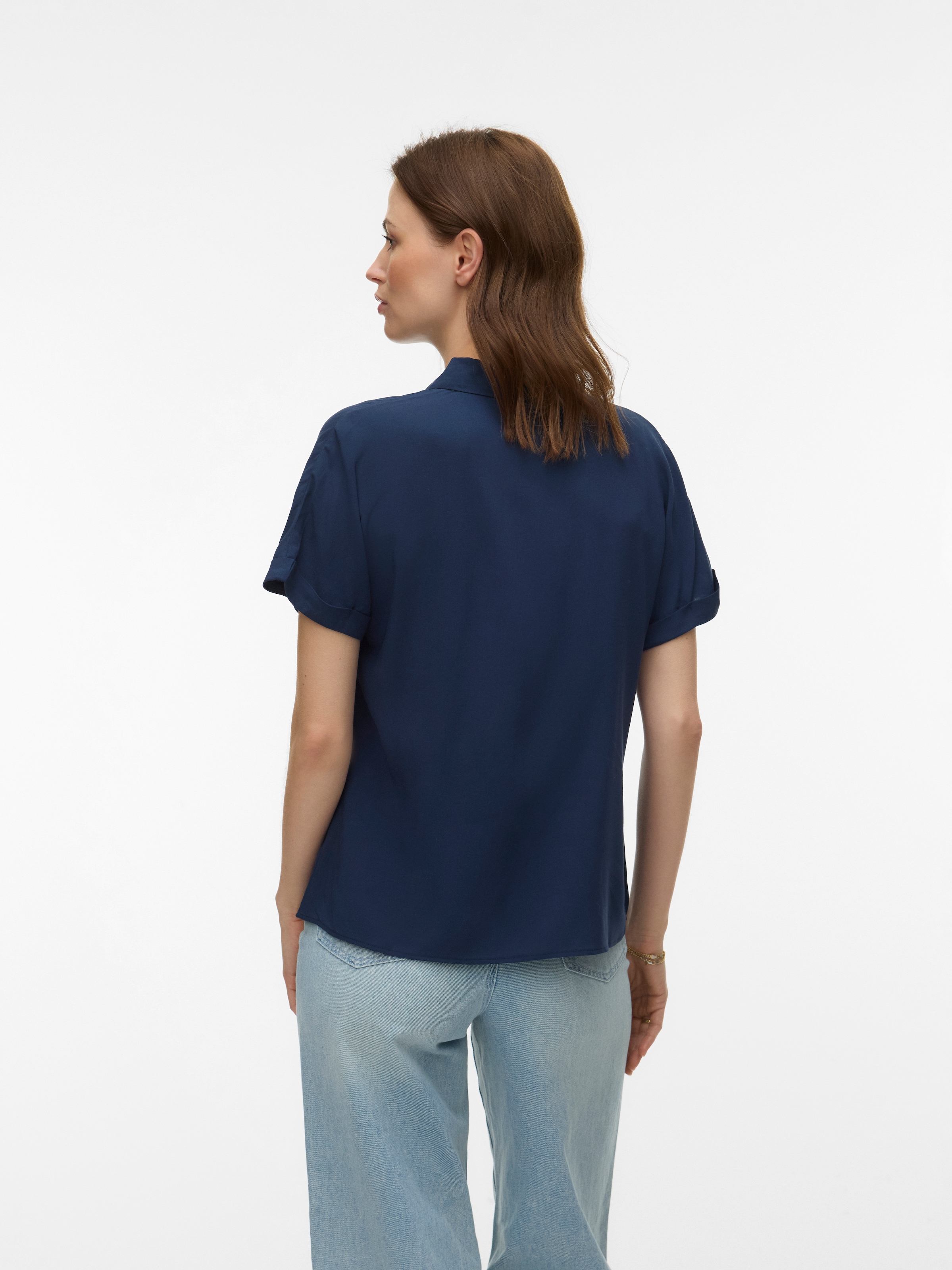 Vero Moda Blouse à manches courtes »VMALICE SS SHIRT WVN NOOS« Viskose