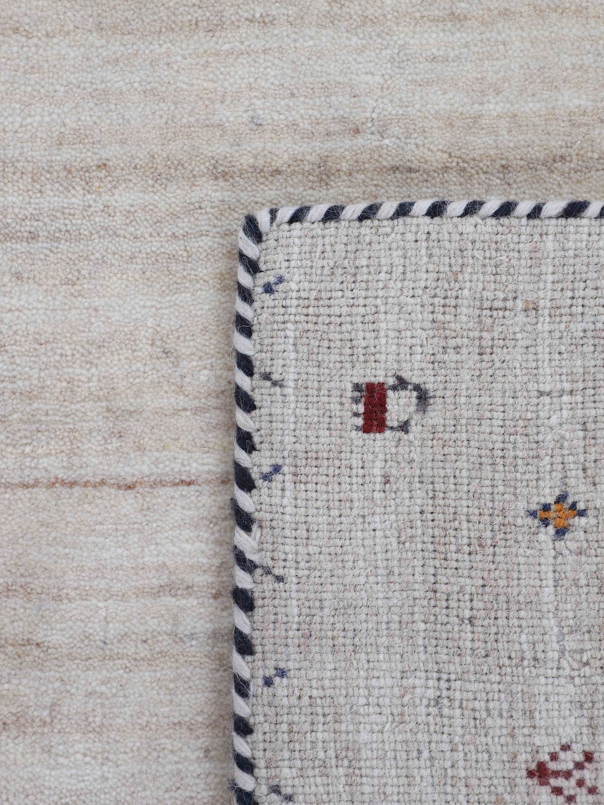 carpetfine Wollteppich »Gabbeh Nura« rechteckig 15 mm Höhe Sehr weicher Flor